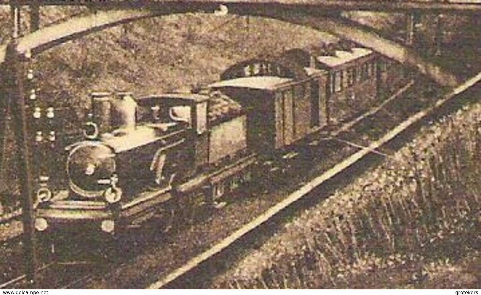 VALKENBURG Weg Naar De Kluis Binnenkomende Stoomtrein 1920 - Valkenburg