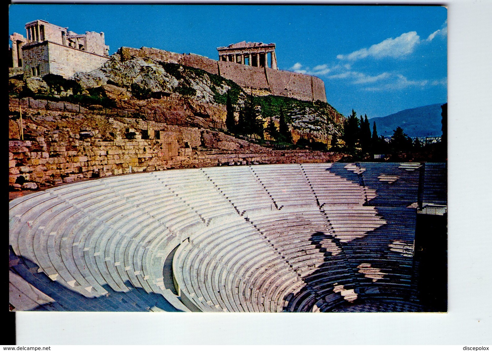 U3931 Cartolina ATENE, ATHENS, ATHENE - THE ODEON OF HERODE ATTICOS + Greece, Archeologia Archeologie Archeology - Grecia