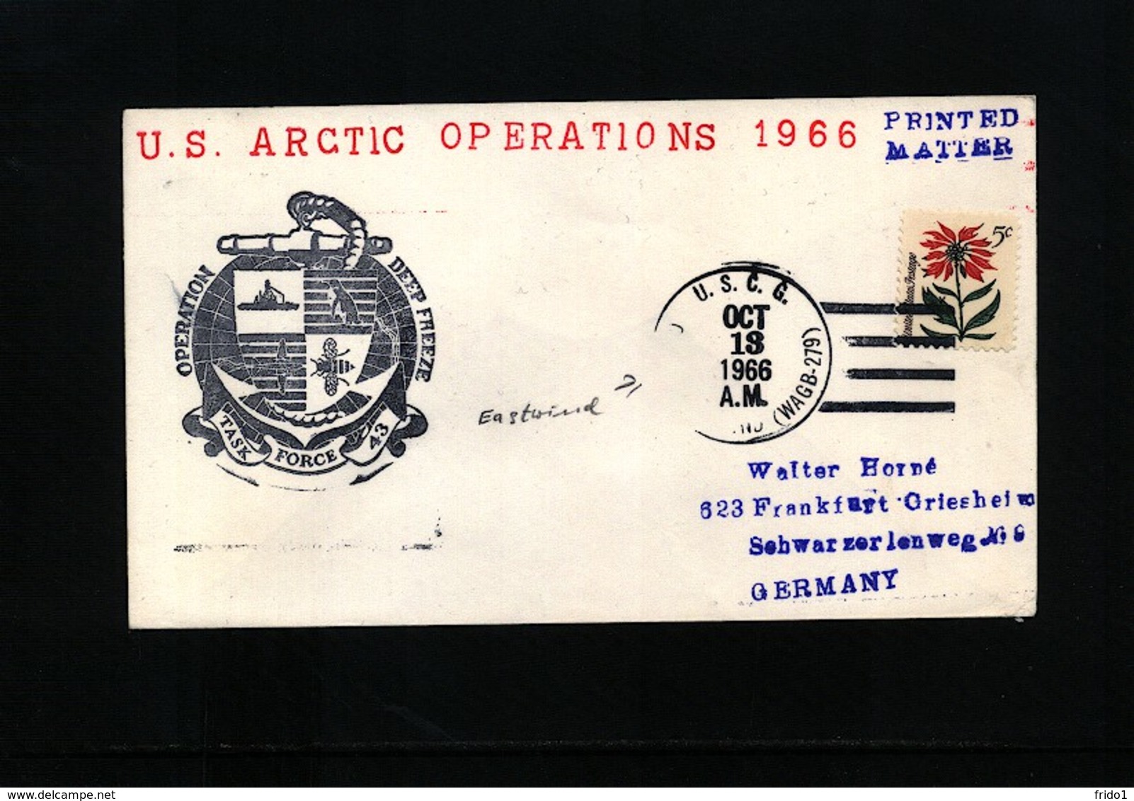 USA 1966 US Arctic Operations 1966  Interesting Cover - Evenementen & Herdenkingen