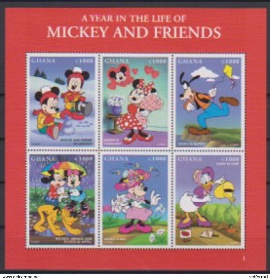 2469  Walt Disney - GHANA - 1997 A Year In The Life Of Mickey And Friends . - Disney