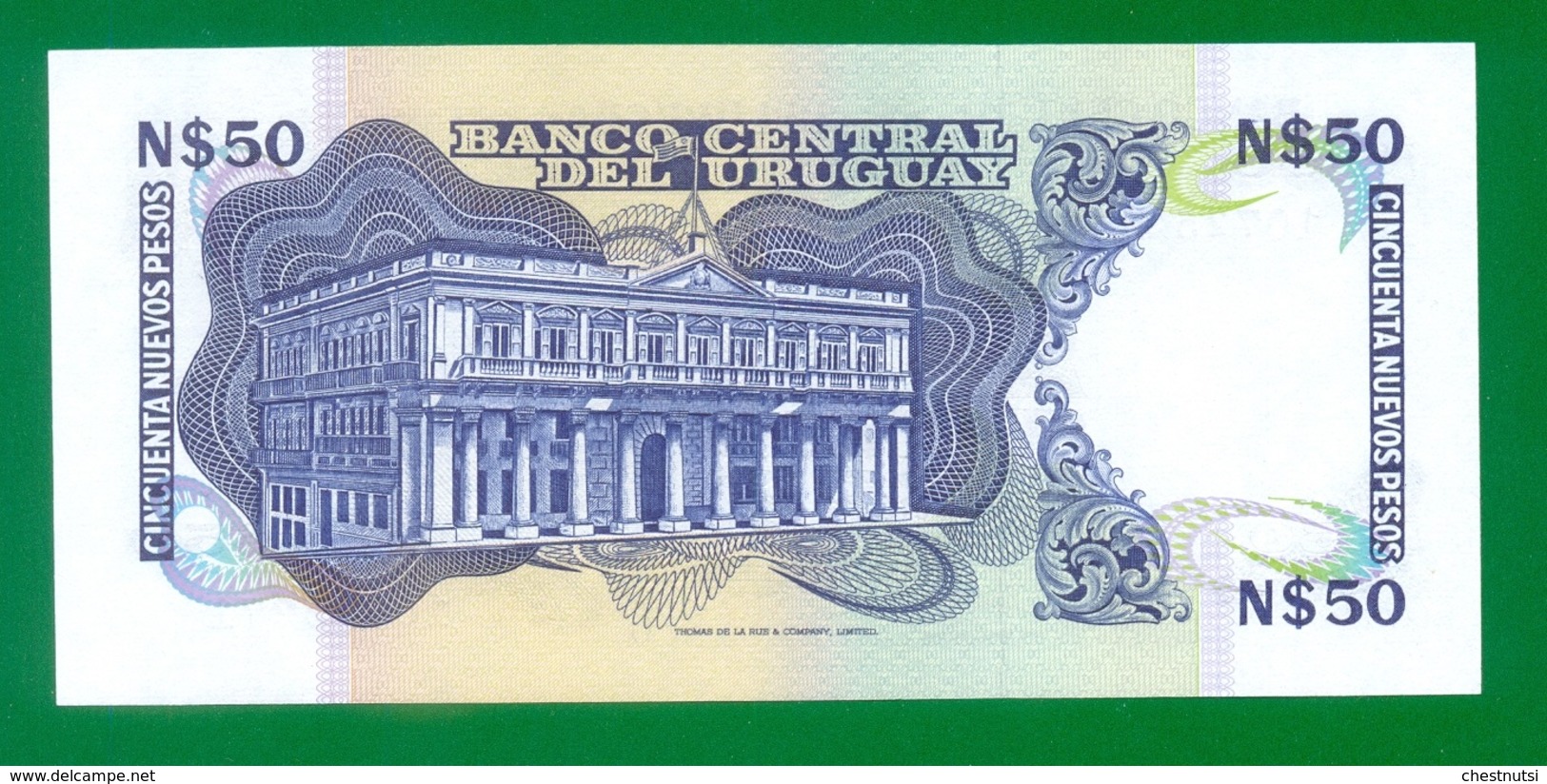 Uruguay 50 Nuevos Pesos (1989) P61A UNC - Uruguay