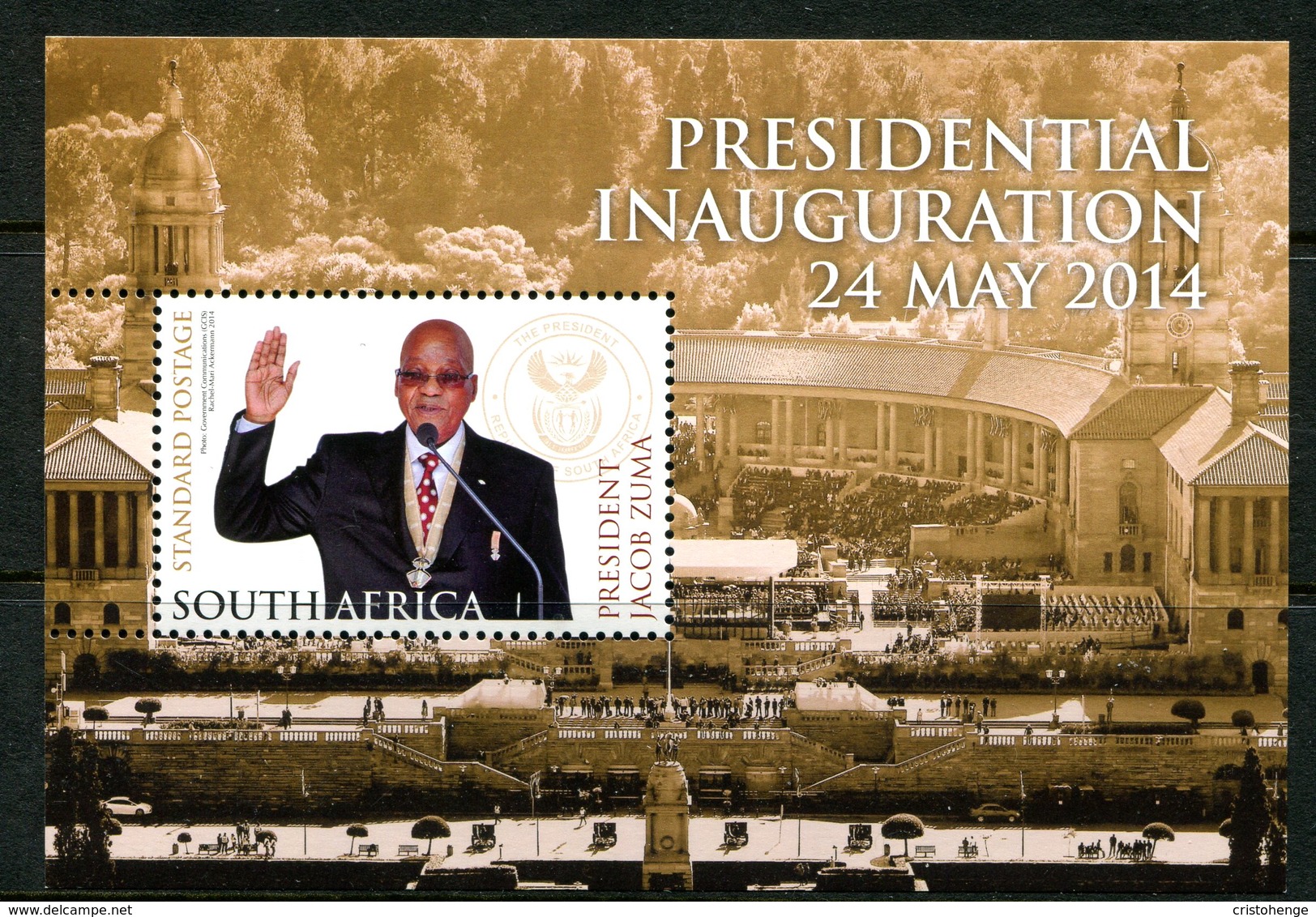 South Africa 2014 Presidential Inauguration Of Jacob Zuma MS MNH (SG Unlisted) - Unused Stamps