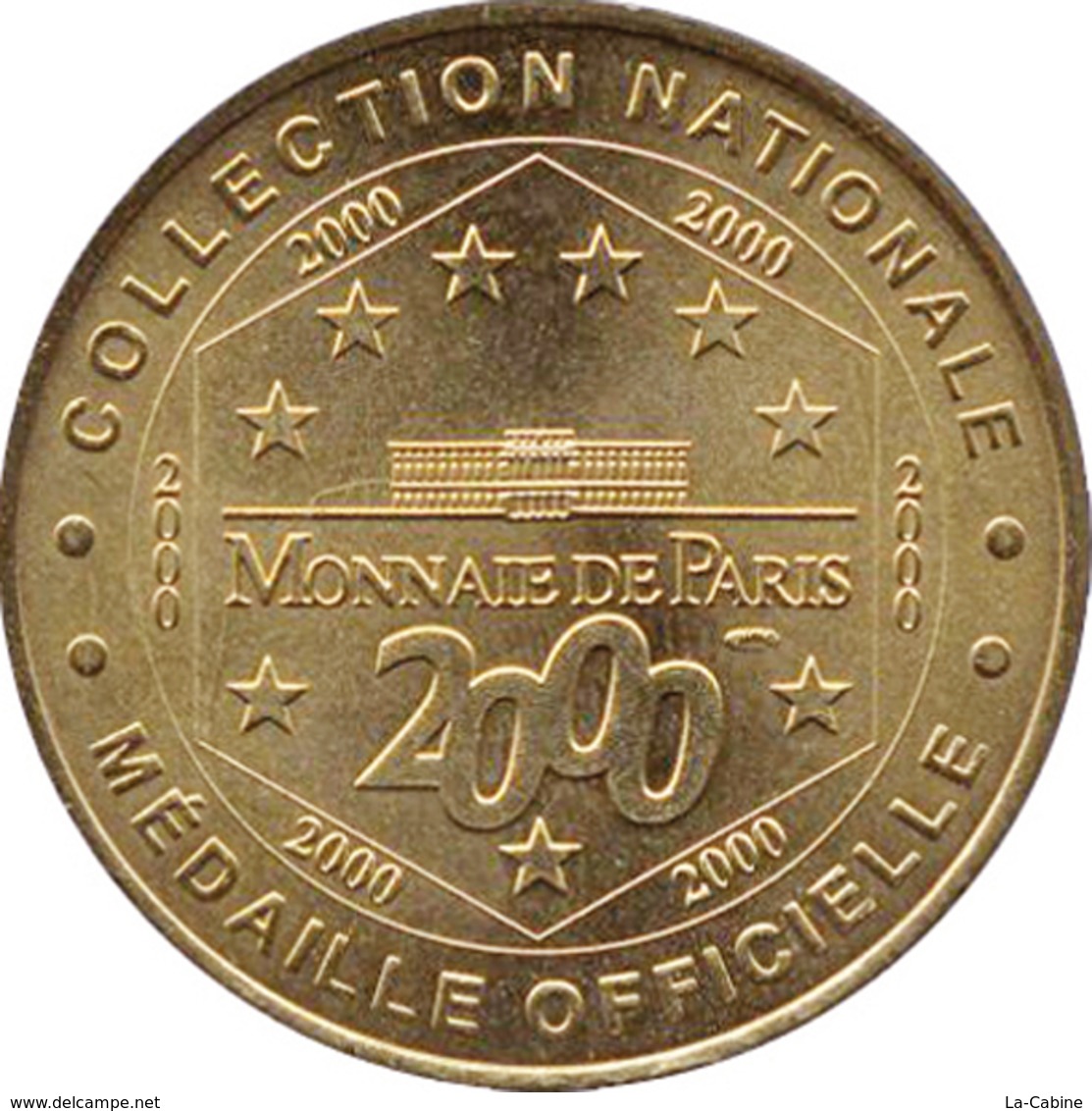 51 REIMS CATHÉDRALE NOTRE-DAME MÉDAILLE MONNAIE DE PARIS 2000 JETON TOURISTIQUE MEDALS TOKENS COINS - 2000