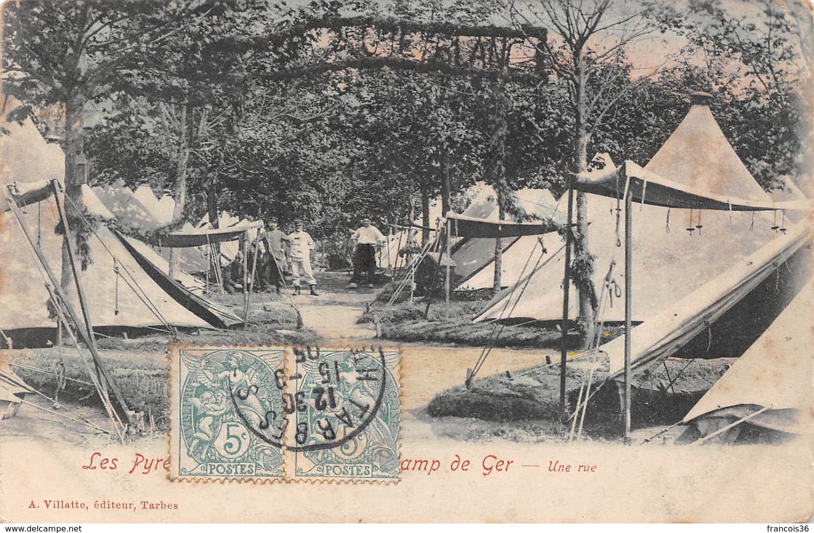 Camp De Ger (65) Près Tarbes - Une Rue - Other & Unclassified