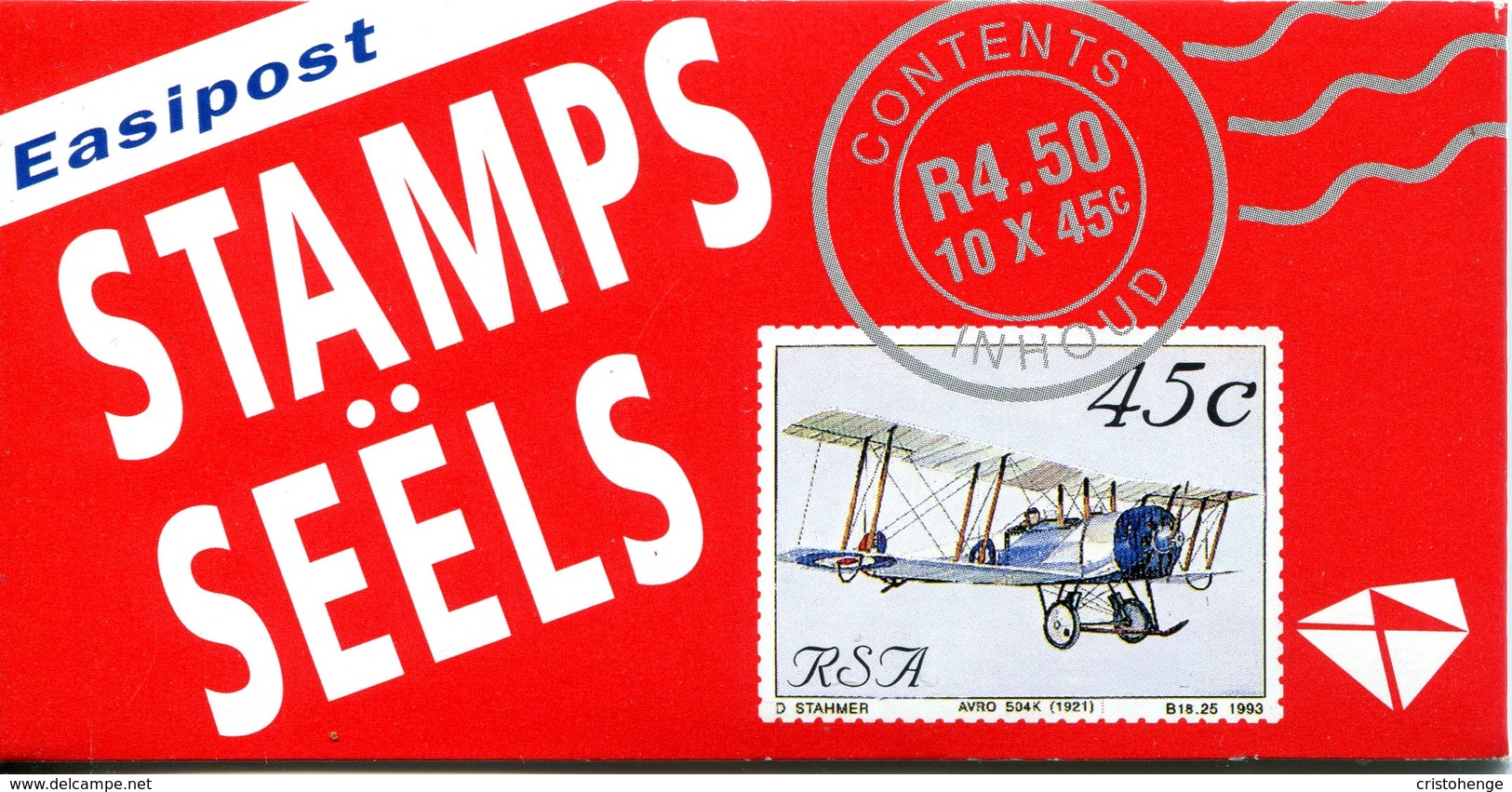 South Africa 1993 Aviation In South Africa - Postage Rate Information - Booklet (SG SB24) - Carnets