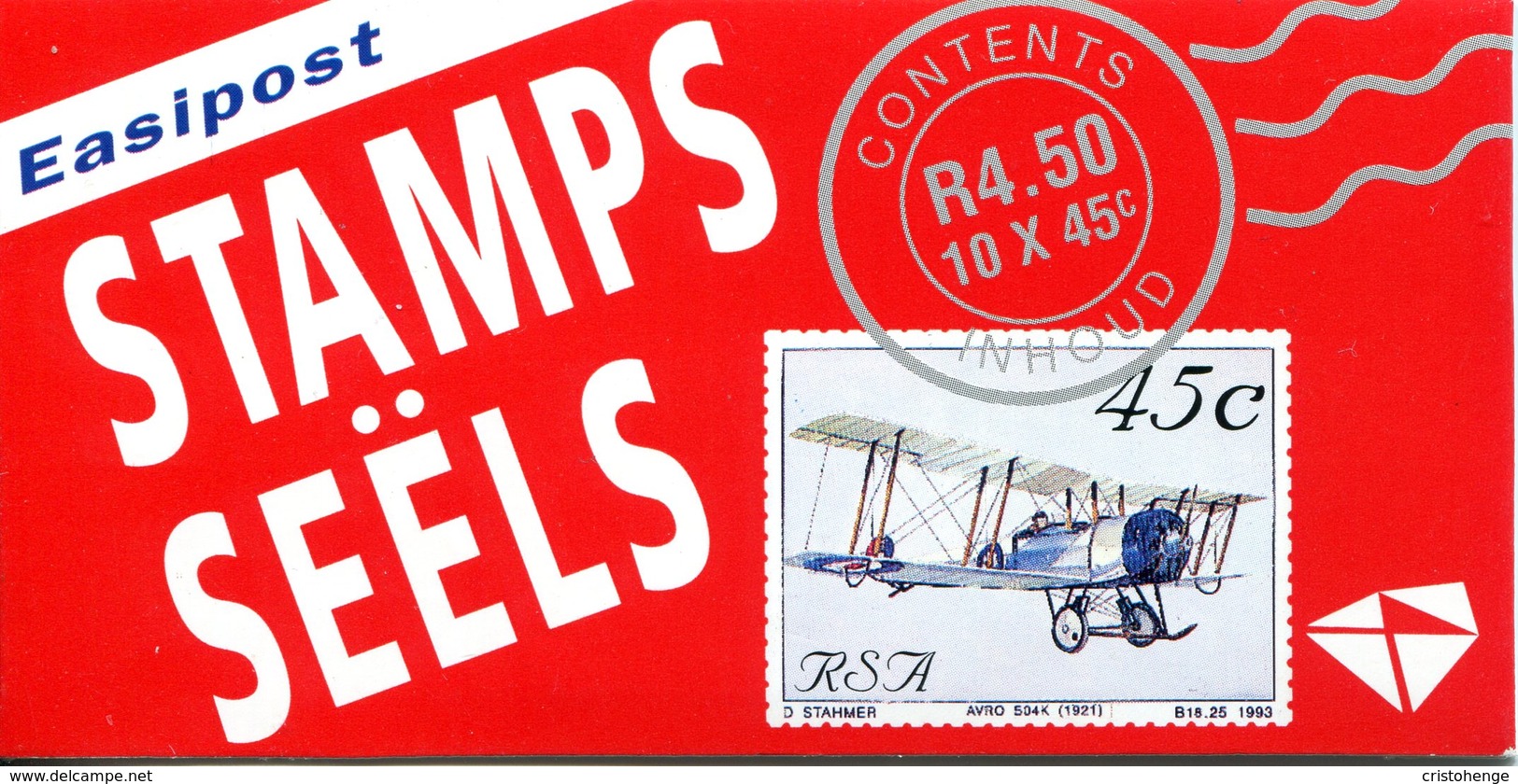 South Africa 1993 Aviation In South Africa - Information In Red Box - Booklet (SG SB24b) - Carnets
