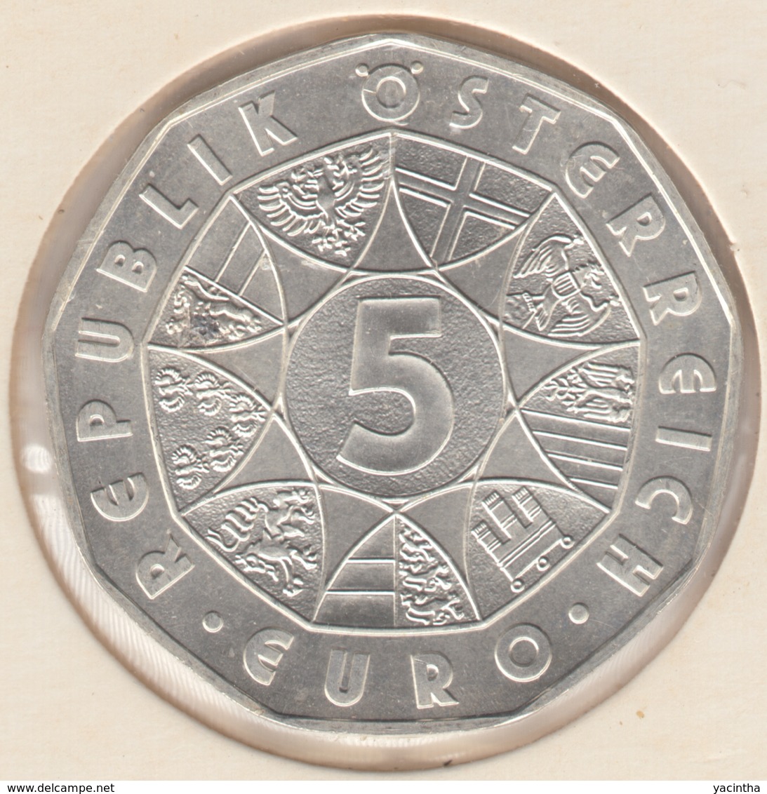 @Y@  Oostenrijk 5 Euro 2002  Tiergarten Unc   (4740) - Austria