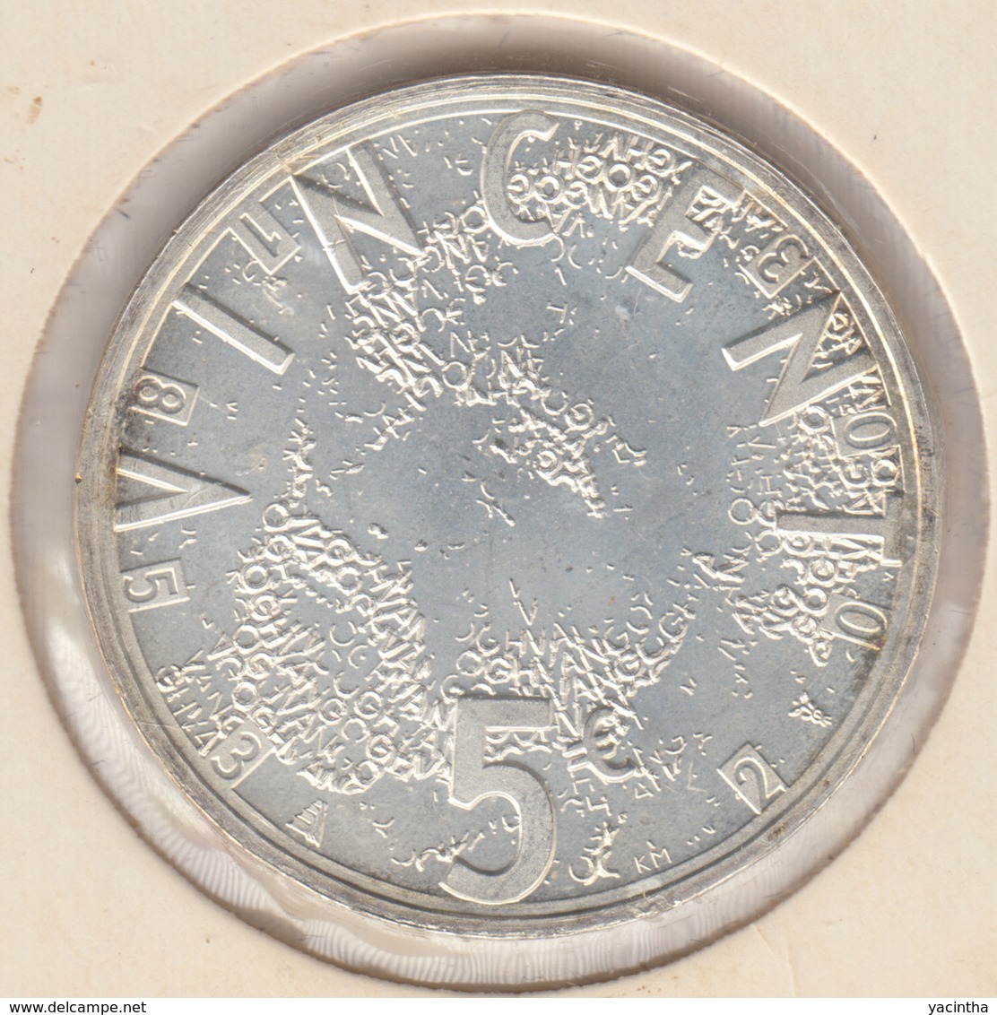 @Y@  Nederland   5 Euro 2003  Van Gogh     Unc Zilver  (4744) - Nederland