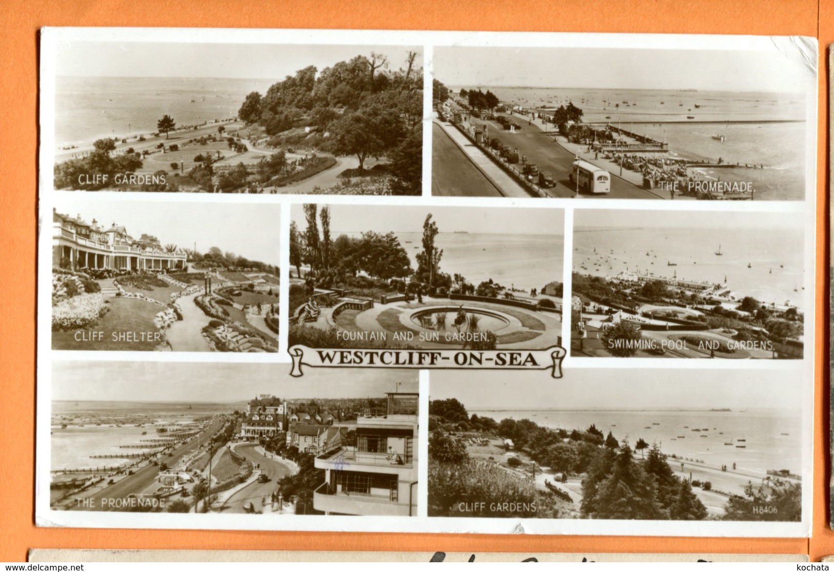 V056, Westcliff - On - Sea , Circulée 1954 - Southend, Westcliff & Leigh