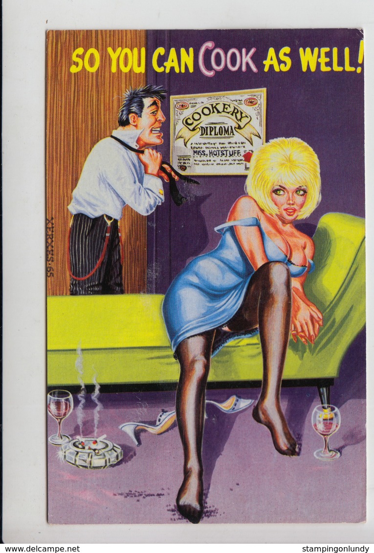 RPC22. Comic Postcard Unused XERXES #100079 - Pin-Ups