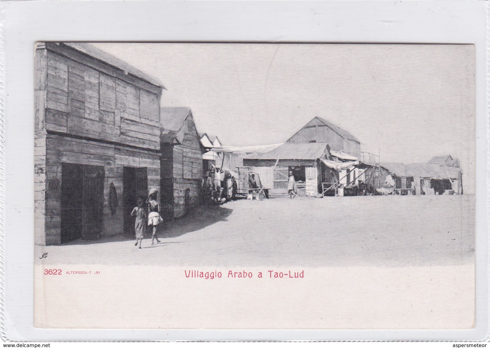 ETHIOPIE. VILLAGGIO ARABO A TAO LUD. ALTEROCCA. ETHNIC LIFE. CIRCA 1920s.-BLEUP - Ethiopië