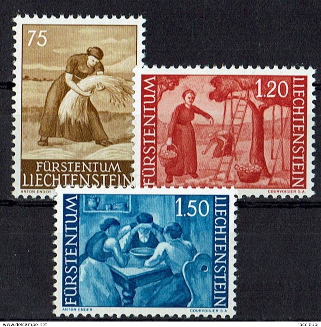 Liechtenstein 1960 // Mi. 395/397 ** - Neufs