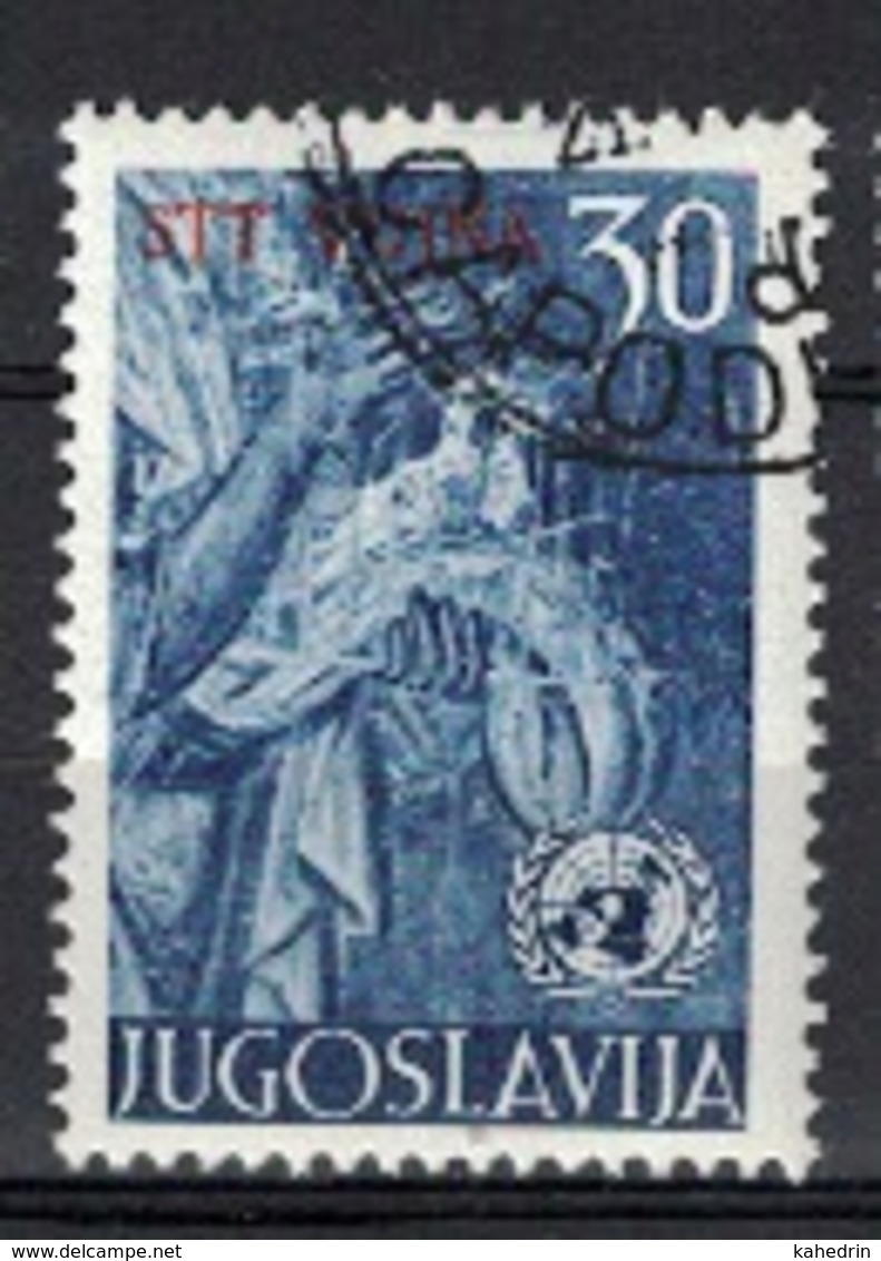 Italy Yugoslavia Trieste 1953 Zone B, United Nations (o), Used - Oblitérés