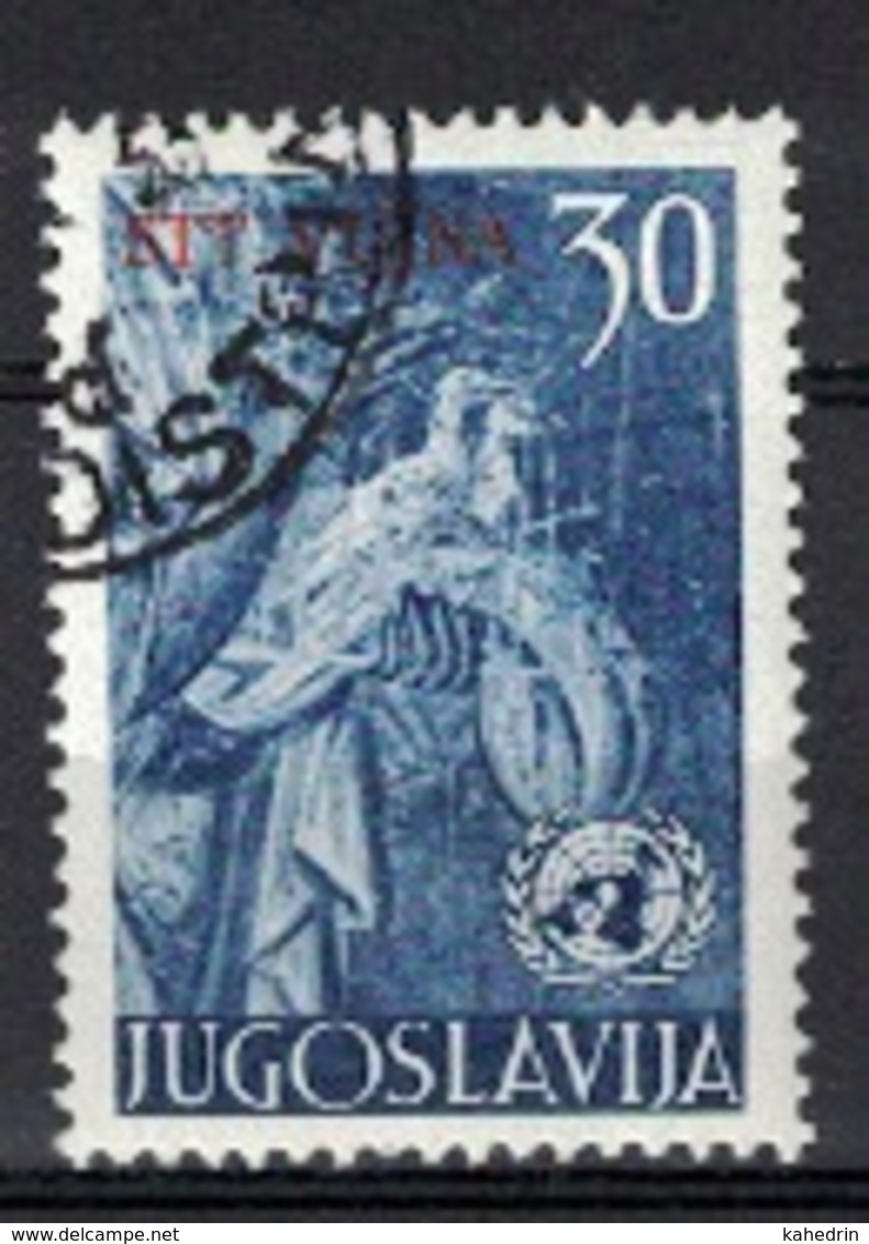 Italy Yugoslavia Trieste 1953 Zone B, United Nations (o), Used - Afgestempeld