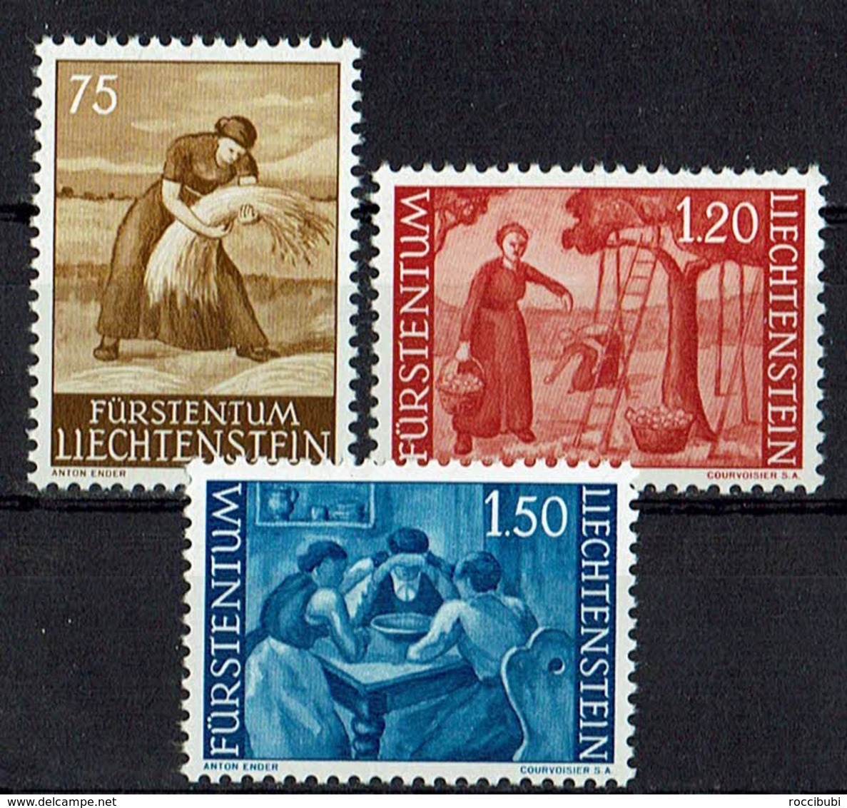 Liechtenstein 1960 // Mi. 395/397 ** (M.031..368) - Landwirtschaft