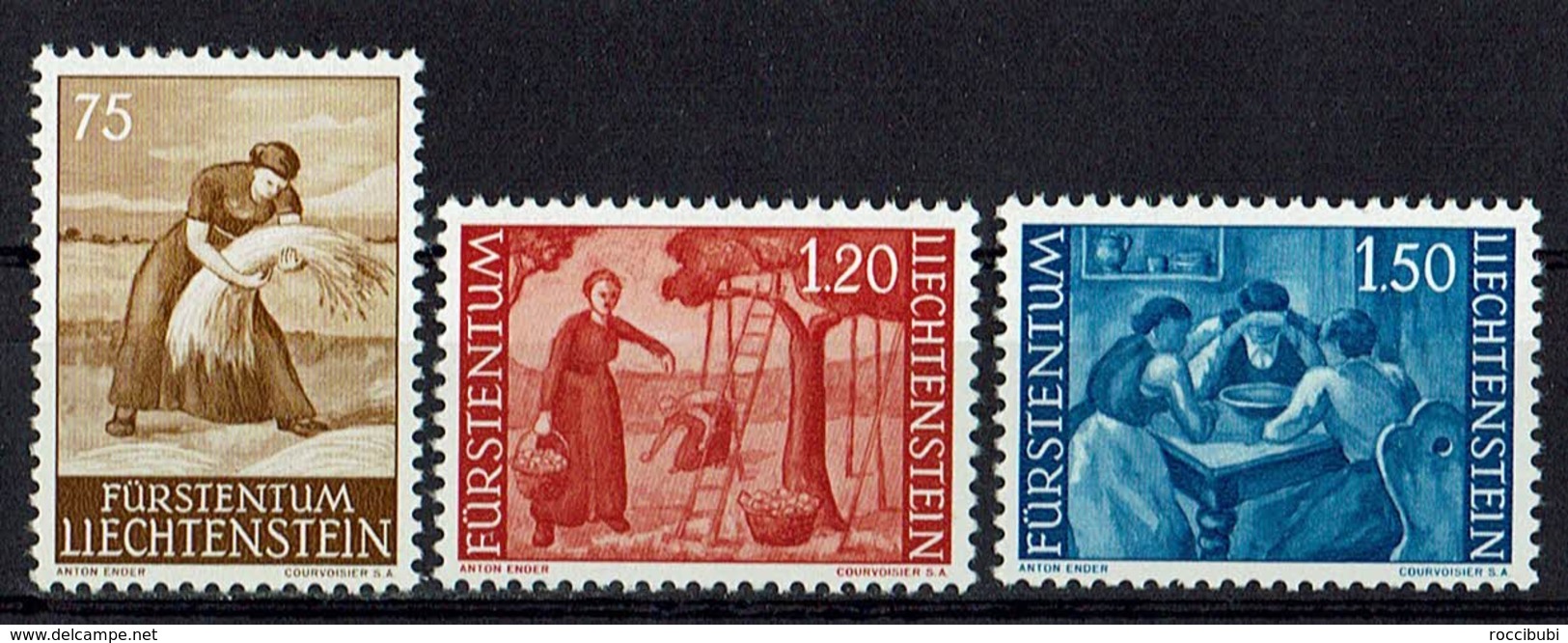 Liechtenstein 1960 // Mi. 395/397 ** (M.031..369) - Agricoltura
