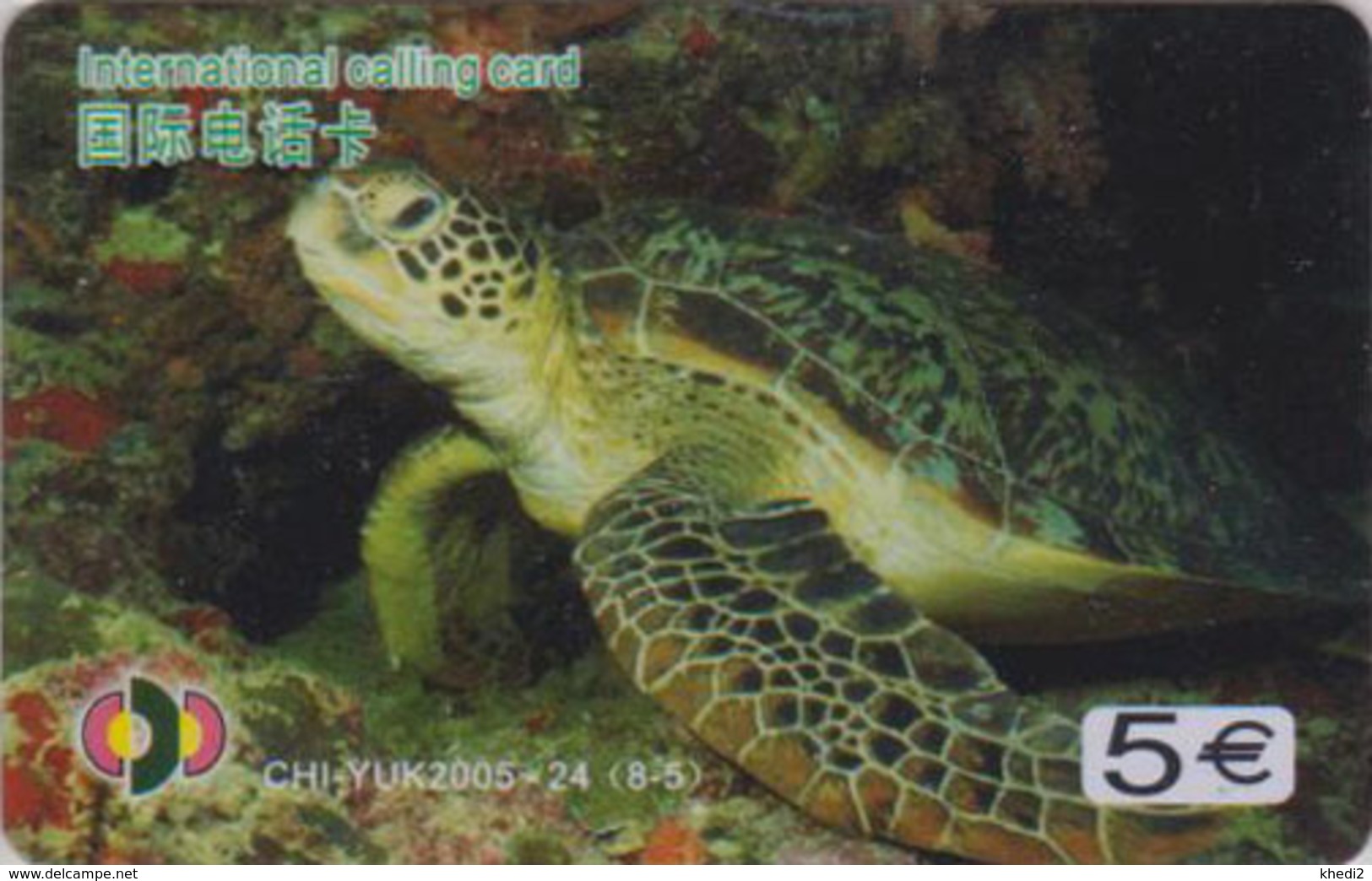 Télécarte Animal - TORTUE 8/5 - TURTLE Phonecard - SCHILDKRÖTE Telefonkarte - 134 - Schildpadden