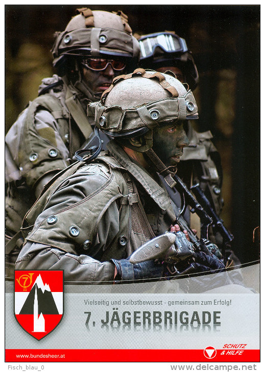 Broschüre 7. Jägerbrigade Kärnten Bundesheer Infanterie Klagenfurt Österreich Militär Heer Military Austria Autriche - Allemand