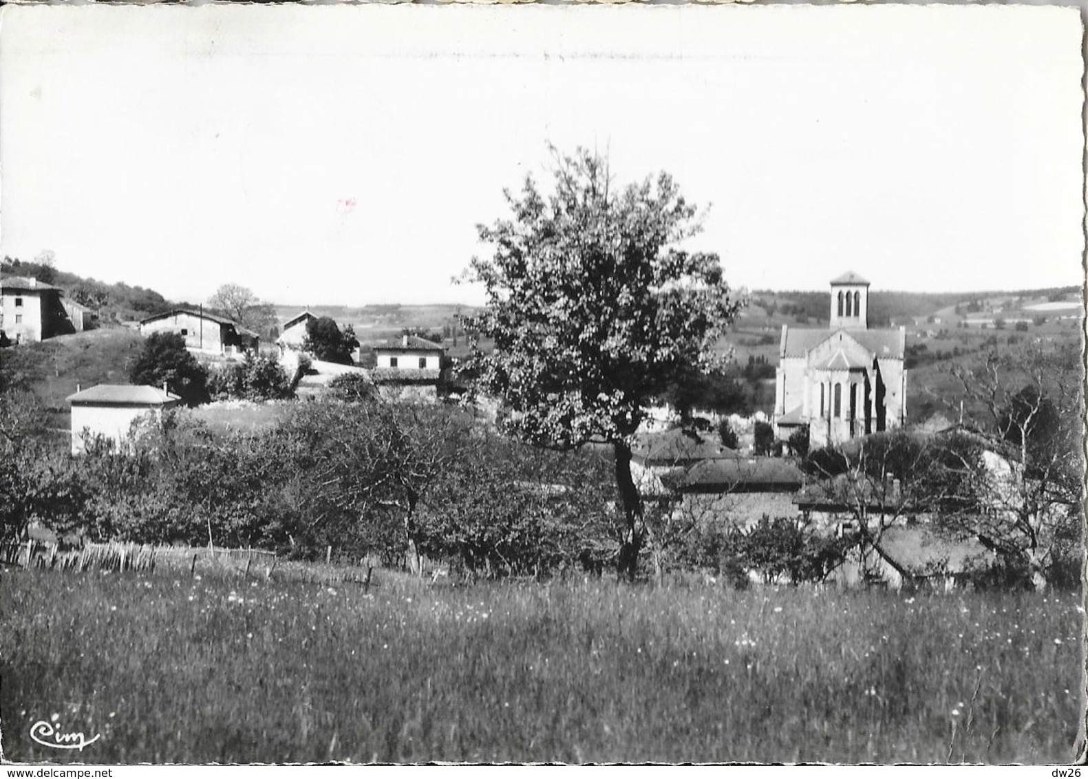 St Saint-Bonnet-de-Valclérieux (Drôme) - Le Village Et L'Eglise - Edition Combier - Carte CIM N° 6911 - Autres & Non Classés