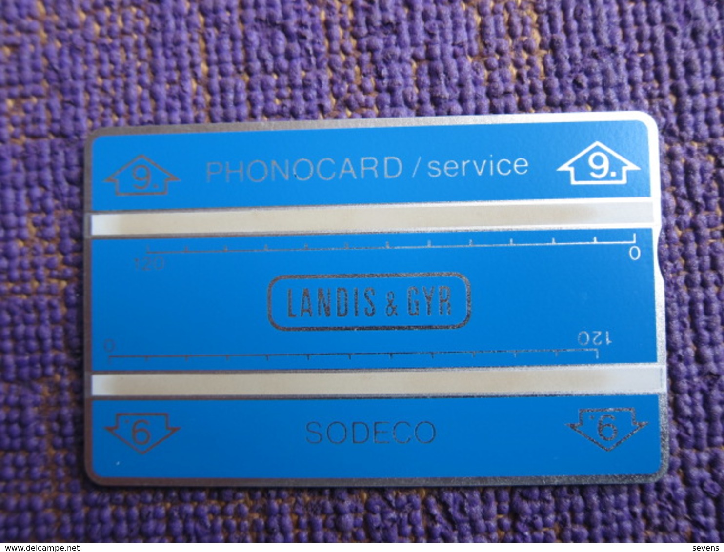 S005 L&Gyr Service Card, Mint,CN:002D - [4] Test & Services