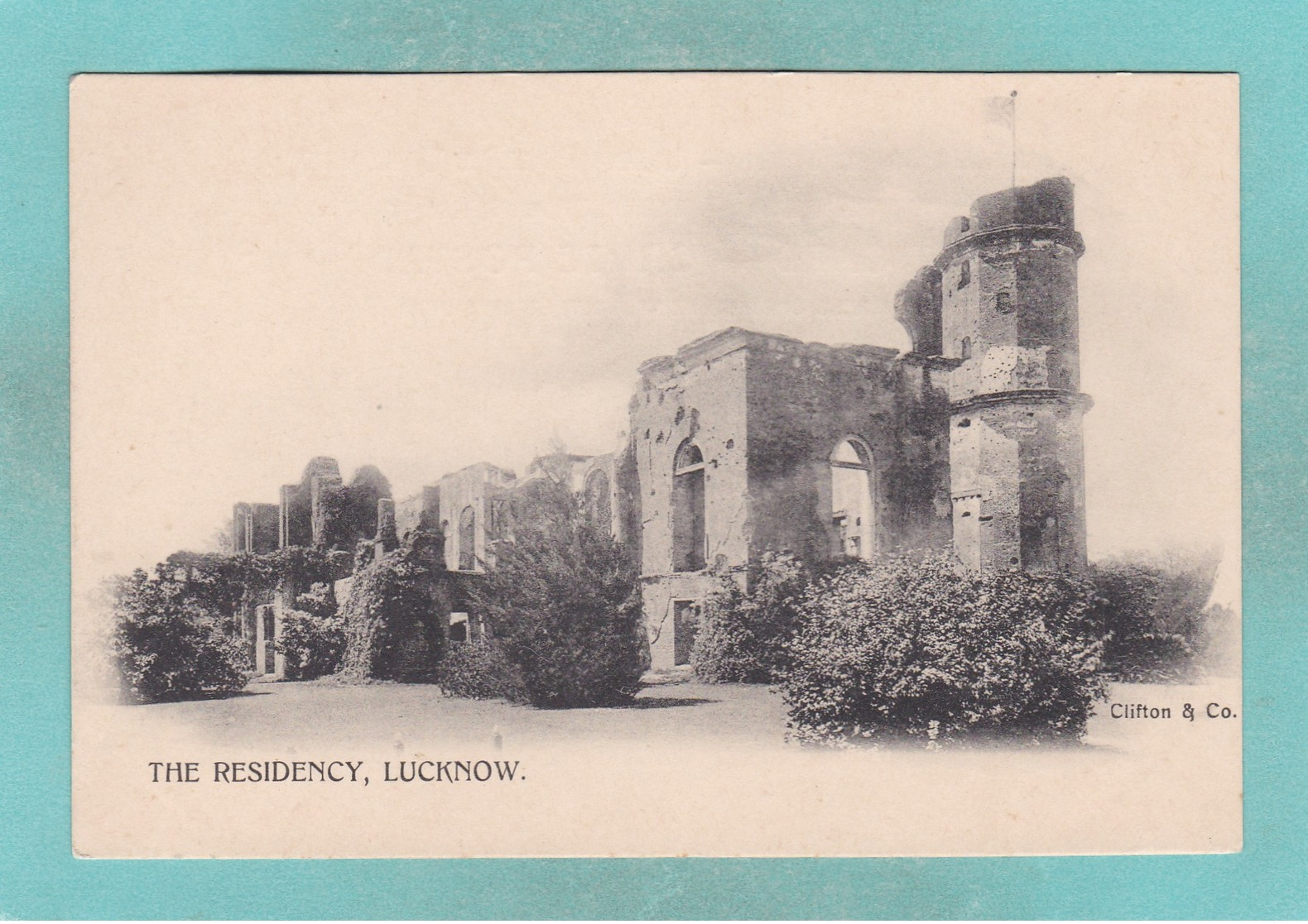 Old Post Card Of The Residency,Lucknow, Uttar Pradesh, India ,R78. - India