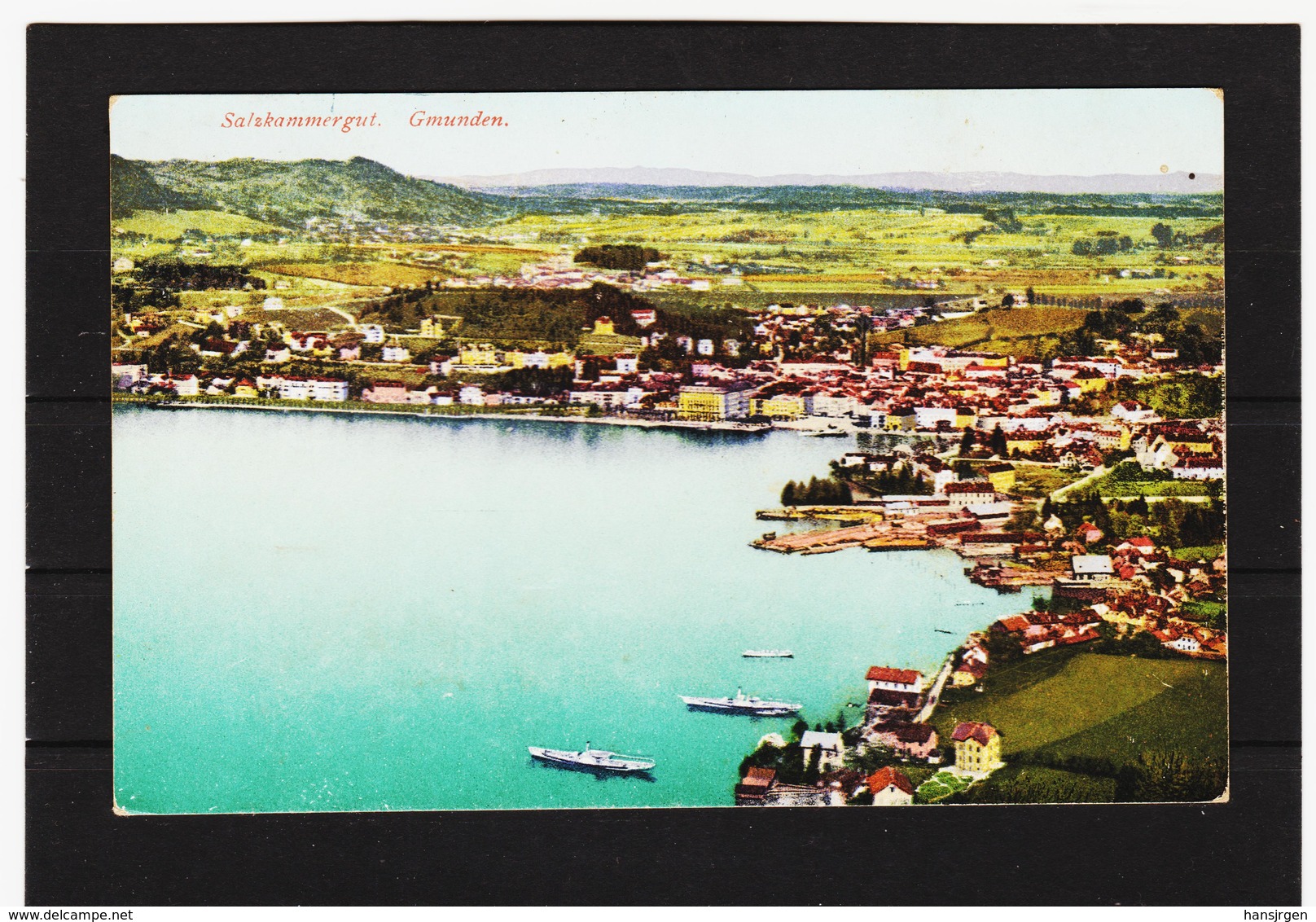 KTM267 PHOTOCHROMIEKARTE JAHR 1918 SALZKAMMERGUT GMUNDEN GEBRAUCHT Siehe ABBILDUNG - Gmunden