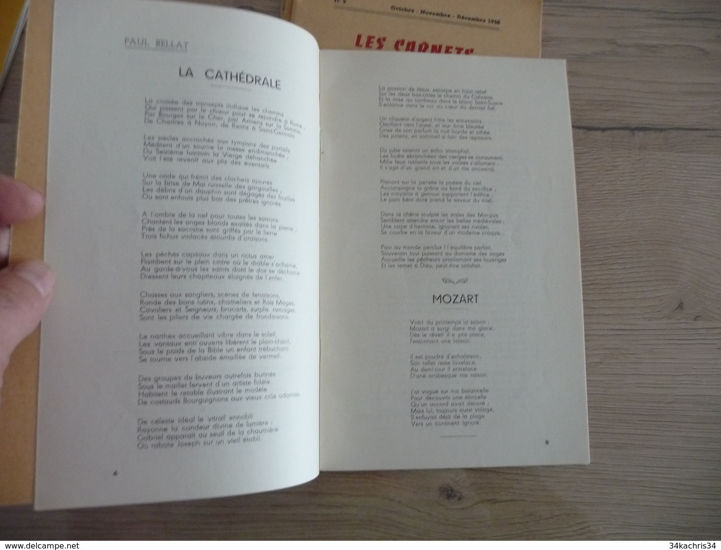 Les Carnets Poétiques Nord Africains N°6/7/8/9 1956 - Autres & Non Classés