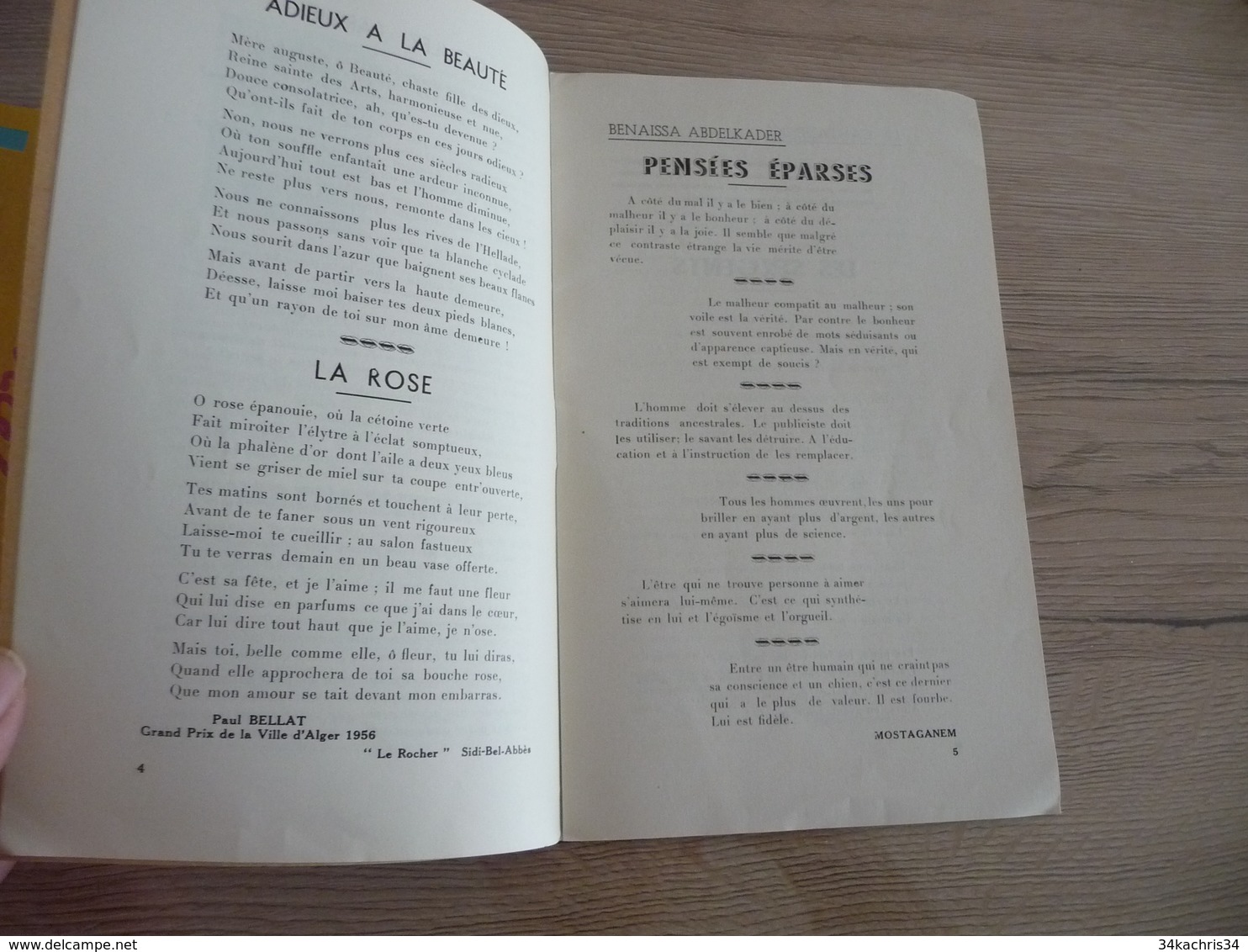 Les Carnets poétiques Nord Africains N°6/7/8/9 1956