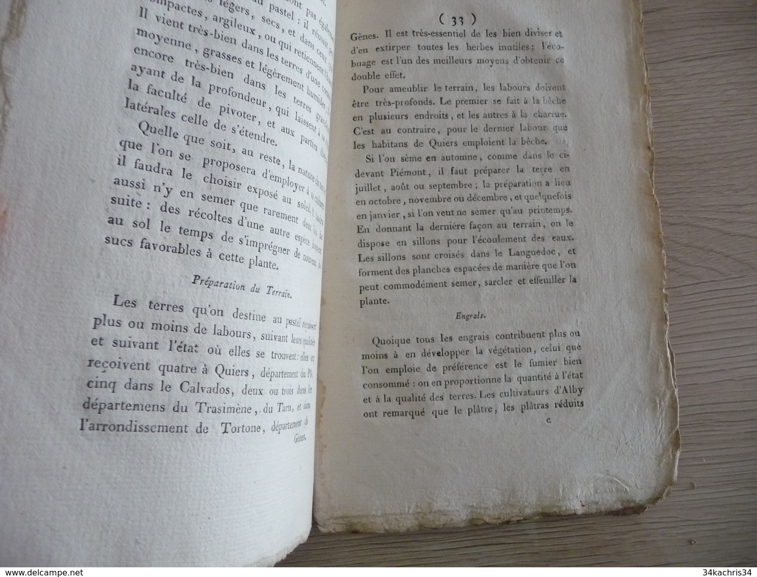 Journal D'Agriculture Et Des Arts Des Hautes Alpes N°1 1er Mars 1812 En L'état Voir Photos - 1800 - 1849