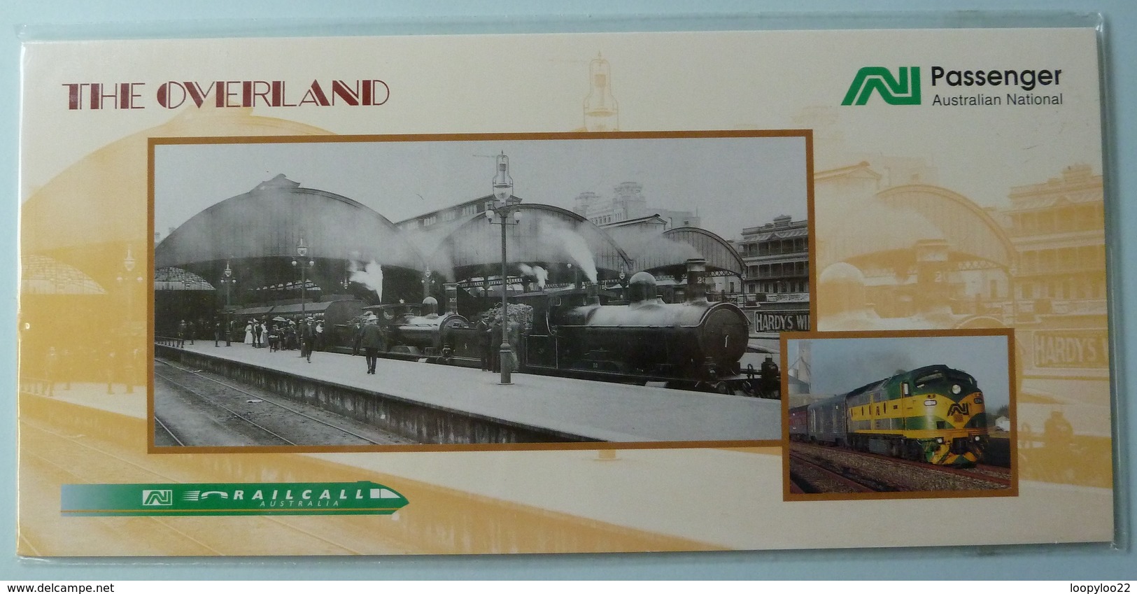 AUSTRALIA - PayTel - The Overland - Railways - Set Of 2 - 1500ex - Mint In Folder - Australie