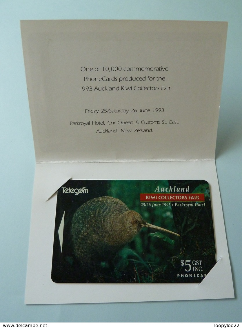 New Zealand - GPT - Auckland Kiwi Collector's Fair 1993 - Parkroyal Hotel - $5 - Mint In Folder - Nueva Zelanda