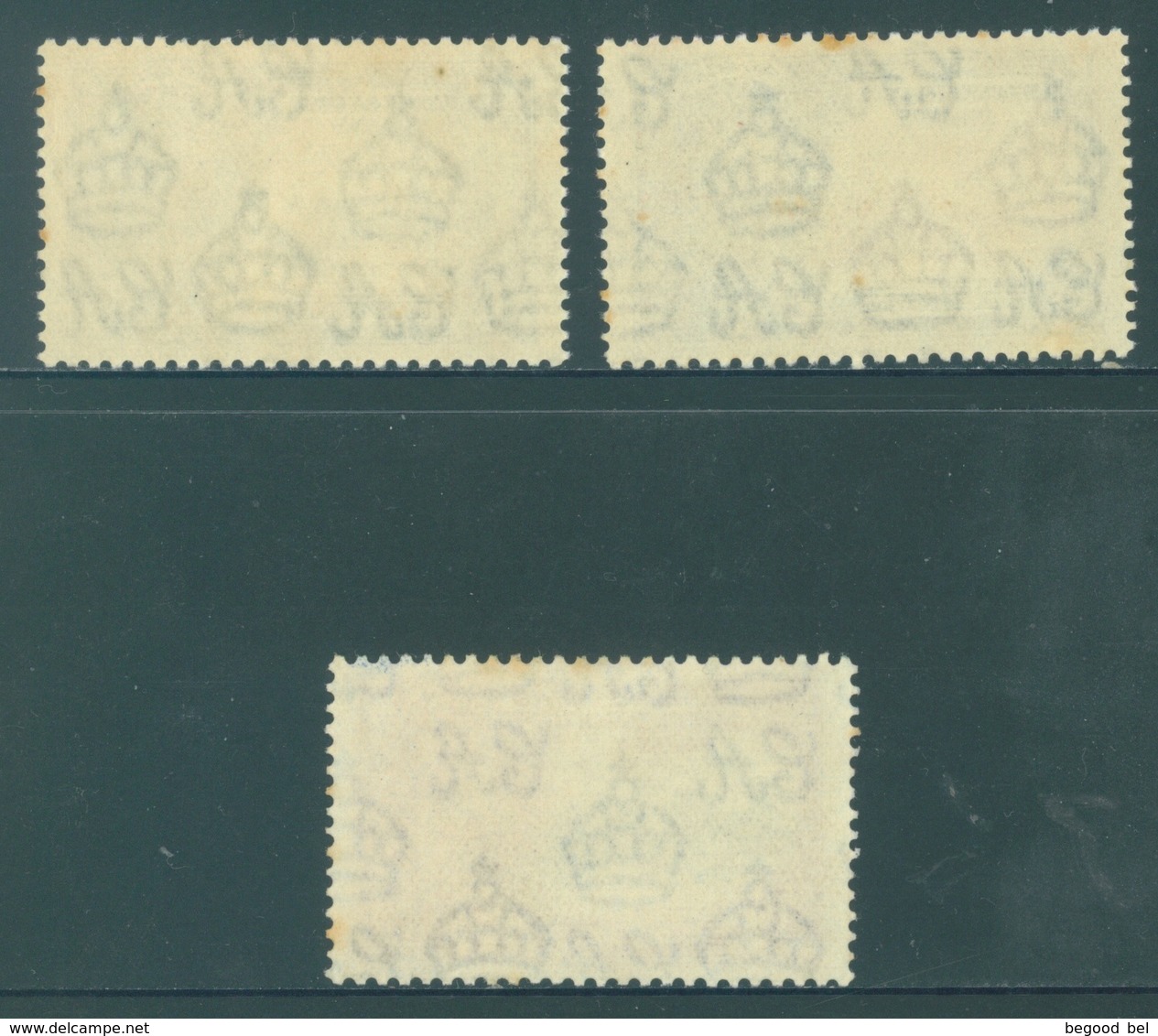 GILBERT ELLICE -  MNH/** - 1935 - GEORGE V JUBILEE - Yv 31 33-34 -  Lot 18266 - SMALL BROWN TRACE !!! - Isole Gilbert Ed Ellice (...-1979)