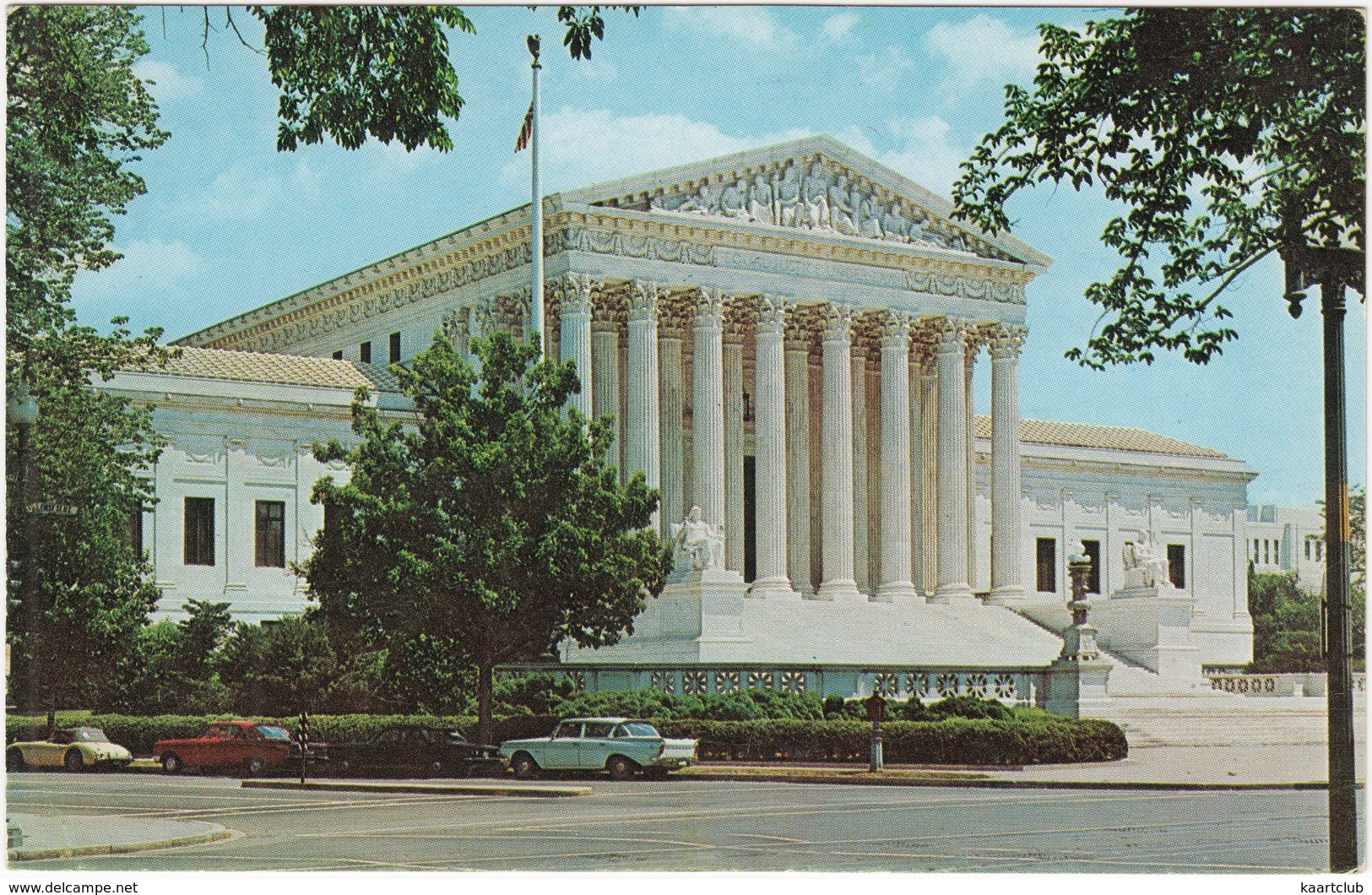 Washington D.C.: AUSTIN HEALEY 3000, CHEVROLET CORVAIR, AMC RAMBLER SIX SEDAN - U.S. Supreme Court - (USA) - Toerisme