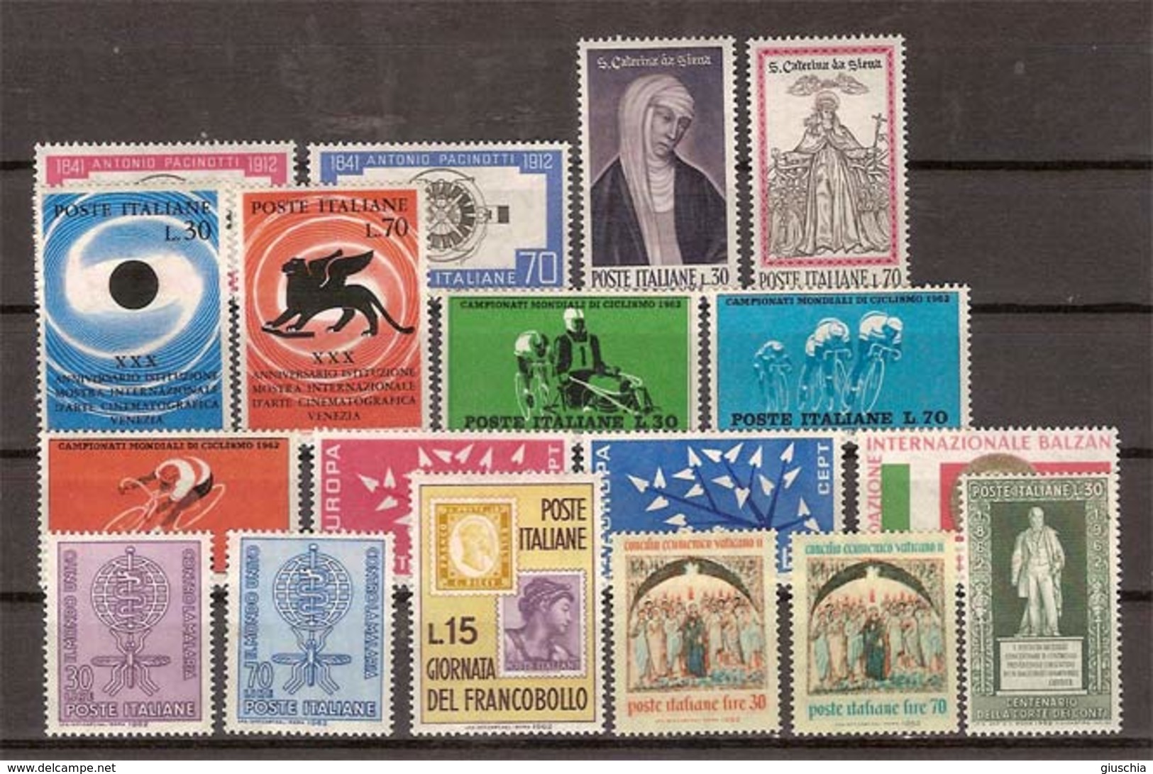 (Fb).Repubblica.1961-66.Tutte Le Emissioni,nuovi,freschi,gomma Integra,MNH (6 Scan) (118/123-13) - Annate Complete