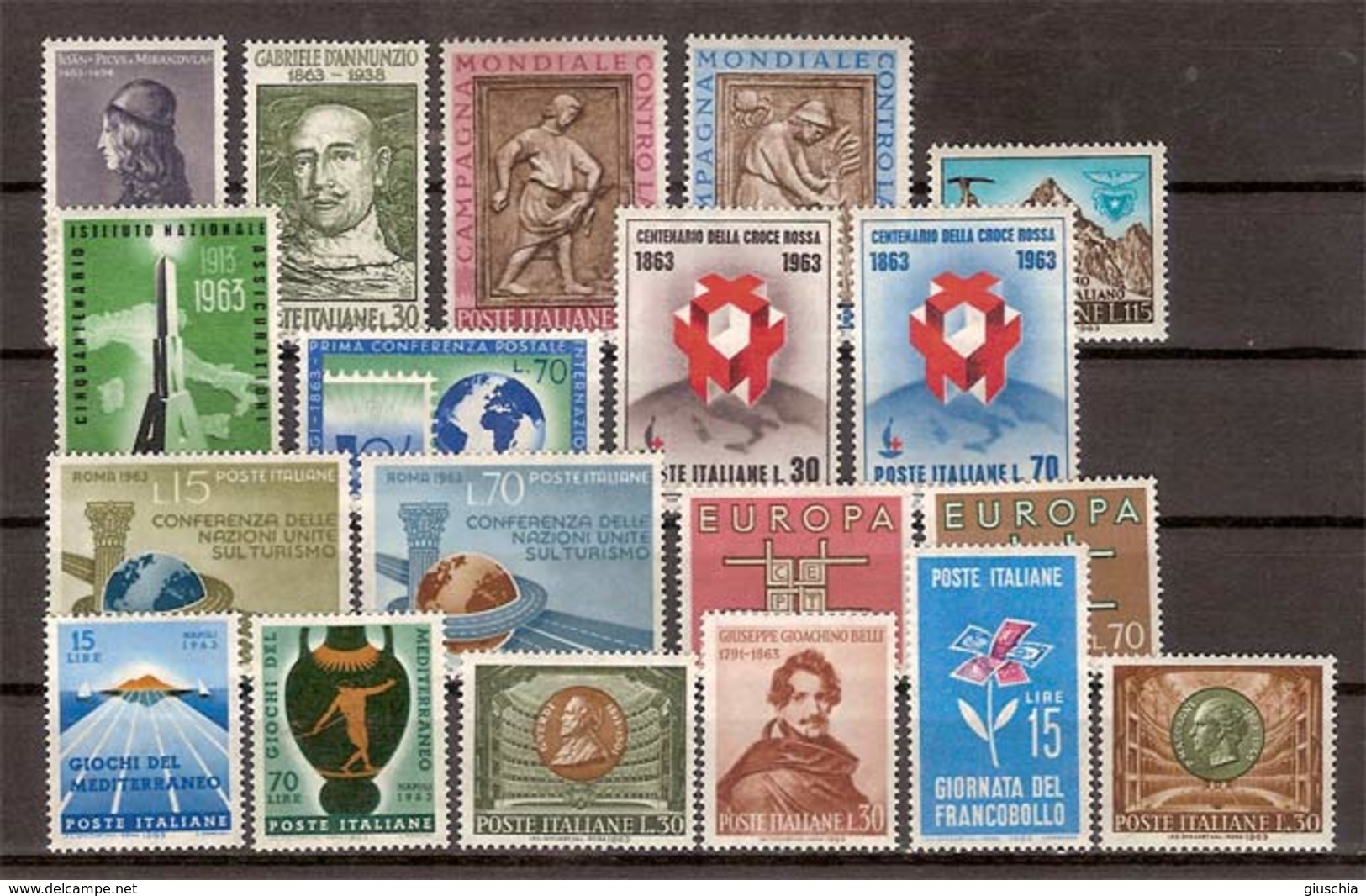 (Fb).Repubblica.1961-66.Tutte Le Emissioni,nuovi,freschi,gomma Integra,MNH (6 Scan) (118/123-13) - Annate Complete