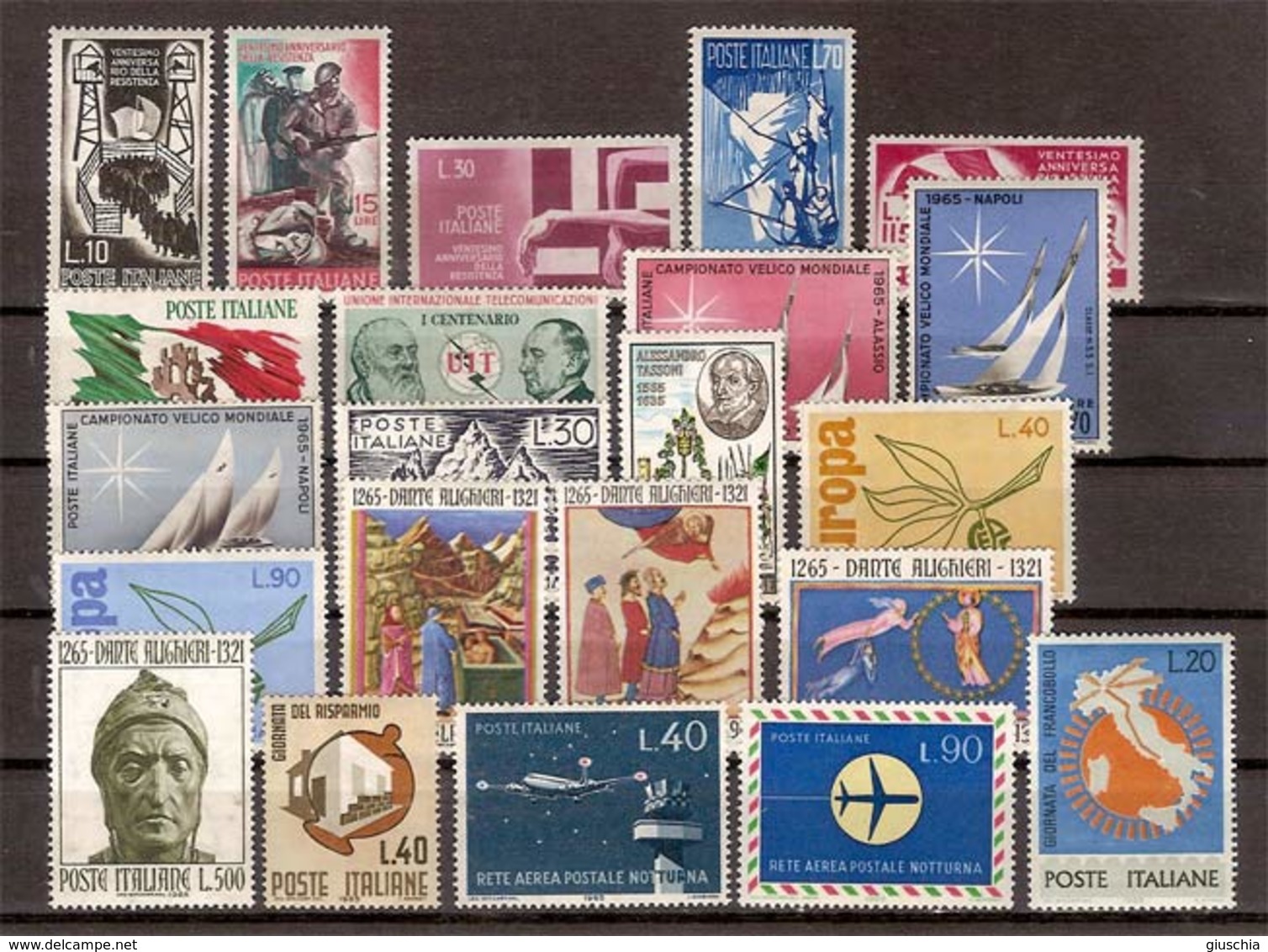 (Fb).Repubblica.1961-66.Tutte Le Emissioni,nuovi,freschi,gomma Integra,MNH (6 Scan) (118/123-13) - Annate Complete