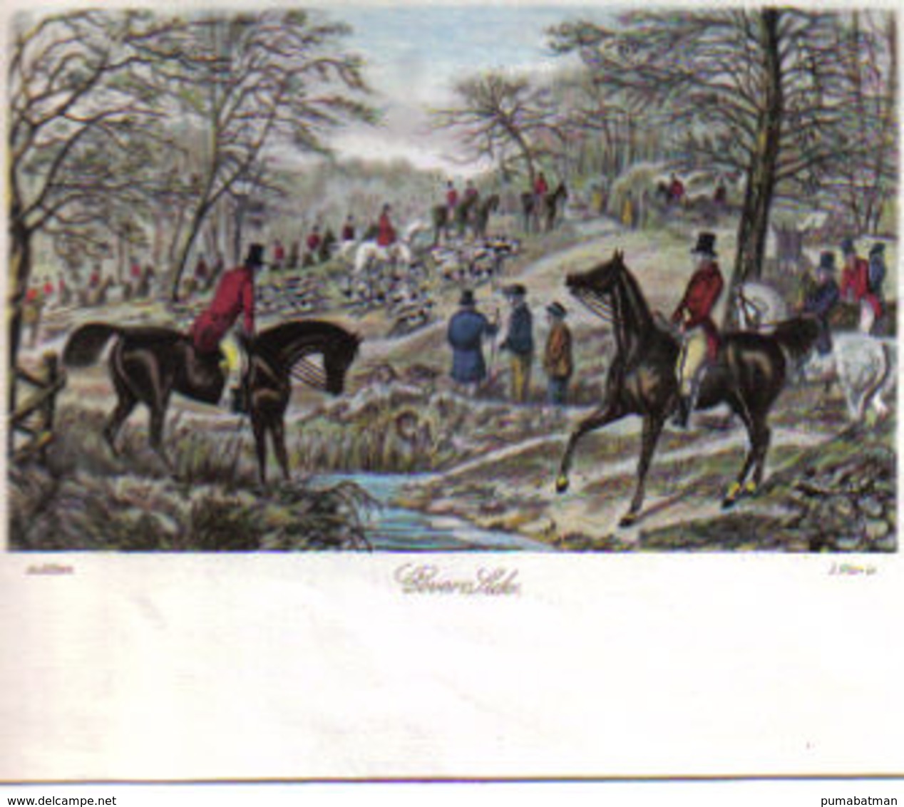 Chevaux - Scènes De Chasse à Courre - 6 Gravures De J.HARRIS 1791-1873. - Lithographies