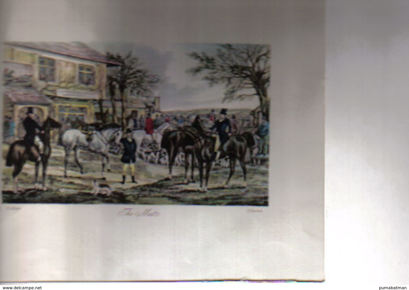 Chevaux - Scènes De Chasse à Courre - 6 Gravures De J.HARRIS 1791-1873. - Lithographies