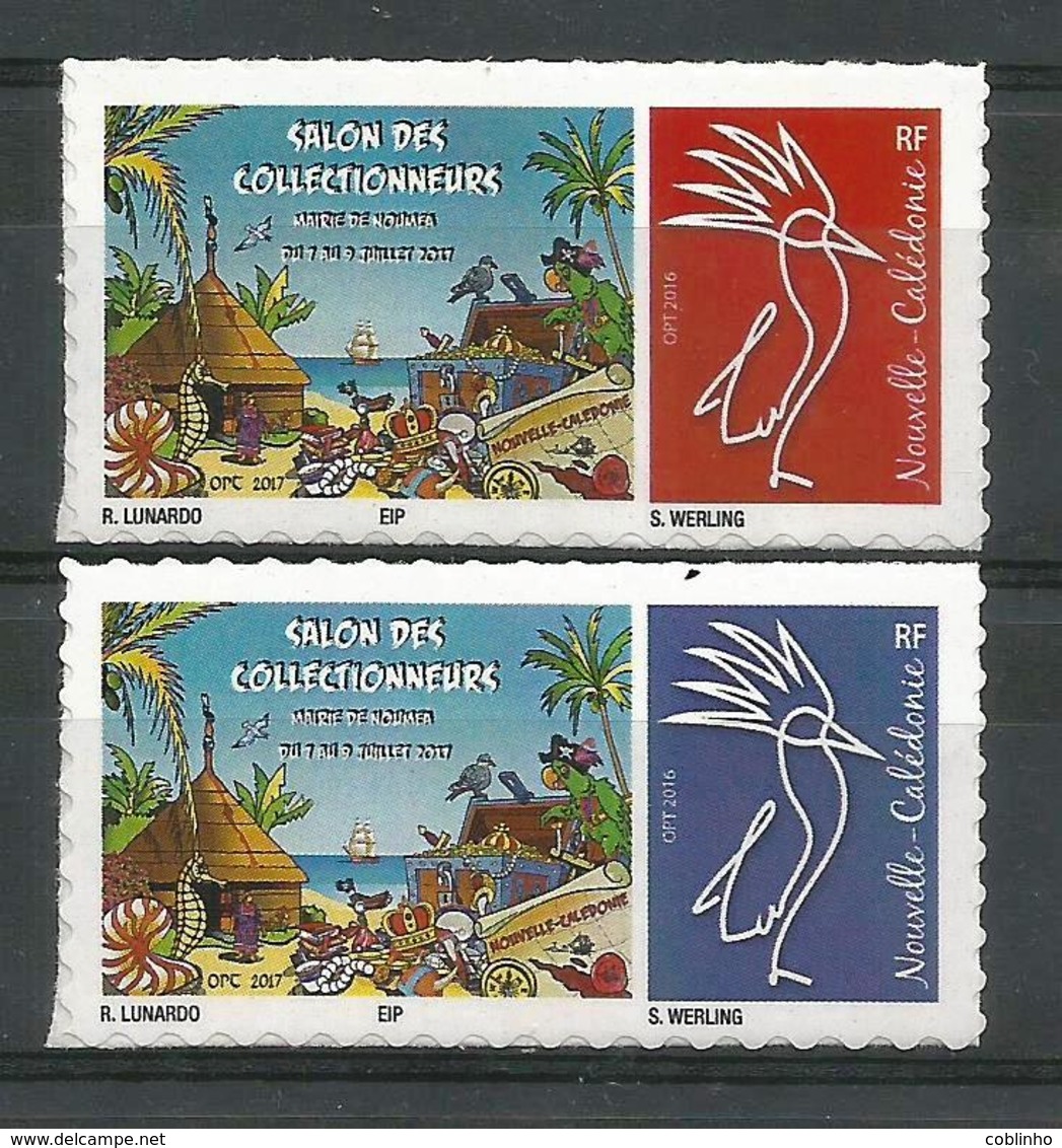 NOUVELLE CALEDONIE (New Caledonia)- Timbre Personnalisé - OPT - 2017 - Salon Collectionneurs Nouméa - Unused Stamps