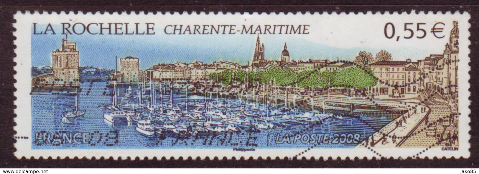 FRANCE - 2008 - YT N° 4172 - Oblitéré - La Rochelle - Used Stamps
