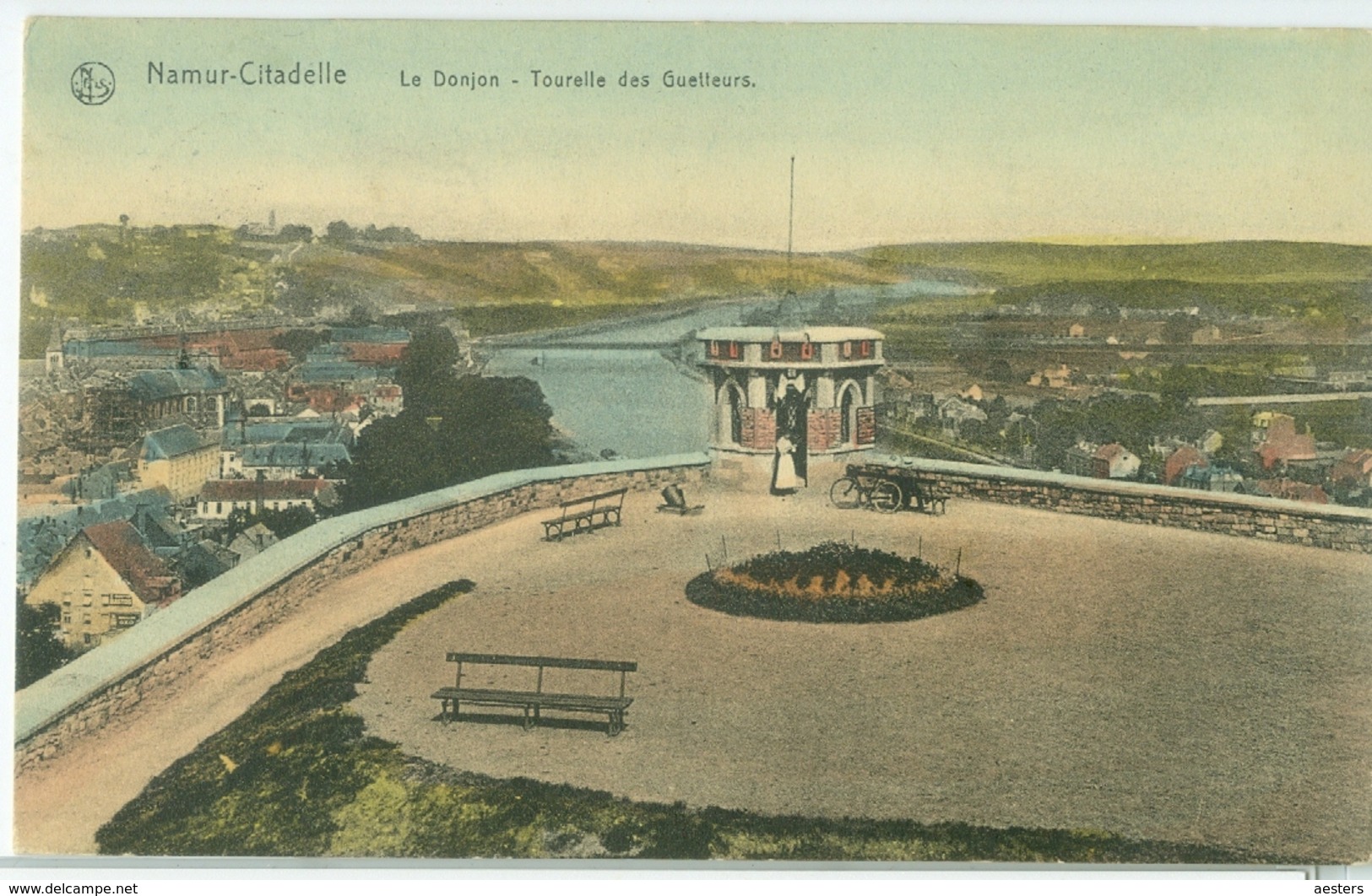 Namur-Citadelle 1916; Le Donjon. Tourelle Des Guetteurs - Voyagé. (Thill - Bruxelles) - Namur