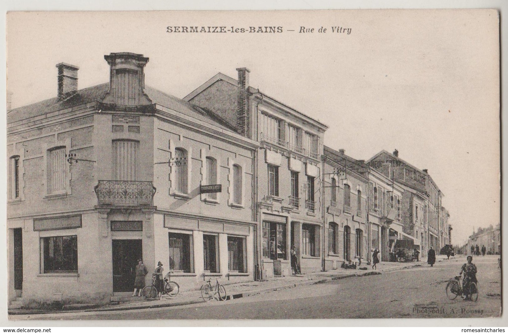 CPA 51 SERMAIZE LES BAINS Rue De Vitry - Sermaize-les-Bains