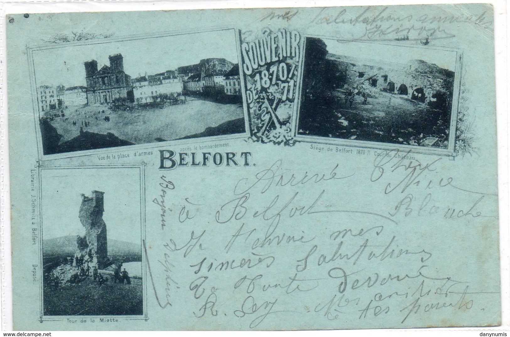 90  BELFORT  Souvenir De ........1870/71..... - Belfort – Siège De Belfort
