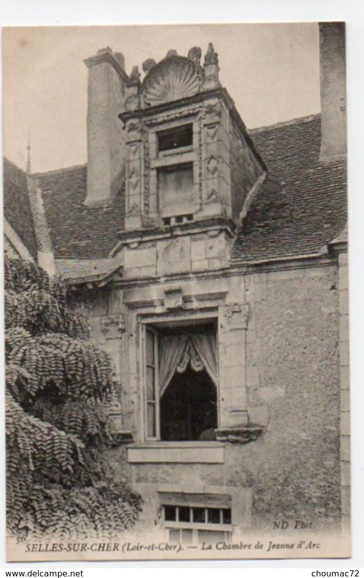 (41) 2716, Selles Sur Cher, ND Phot 36, La Chambre De Jeanne D'Arc - Selles Sur Cher