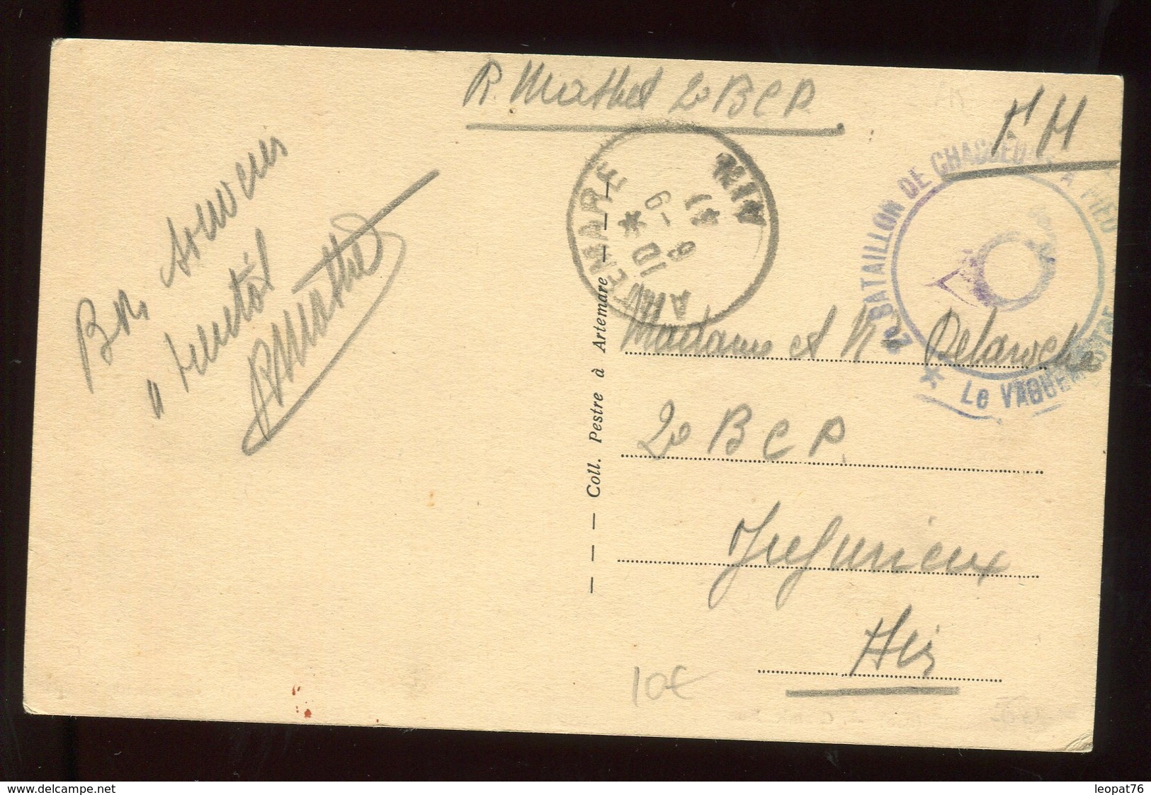 Carte Postale De Artemare En FM En 1940 - N288 - Guerre De 1939-45