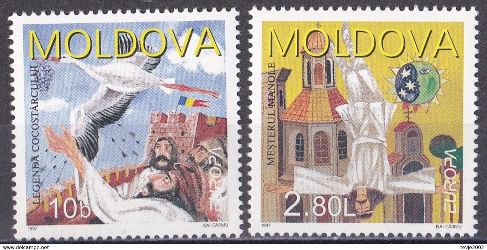 Moldawien Moldau 1997 - Mi.Nr. 236 - 237 -  Postfrisch MNH - Europa CEPT - 1997