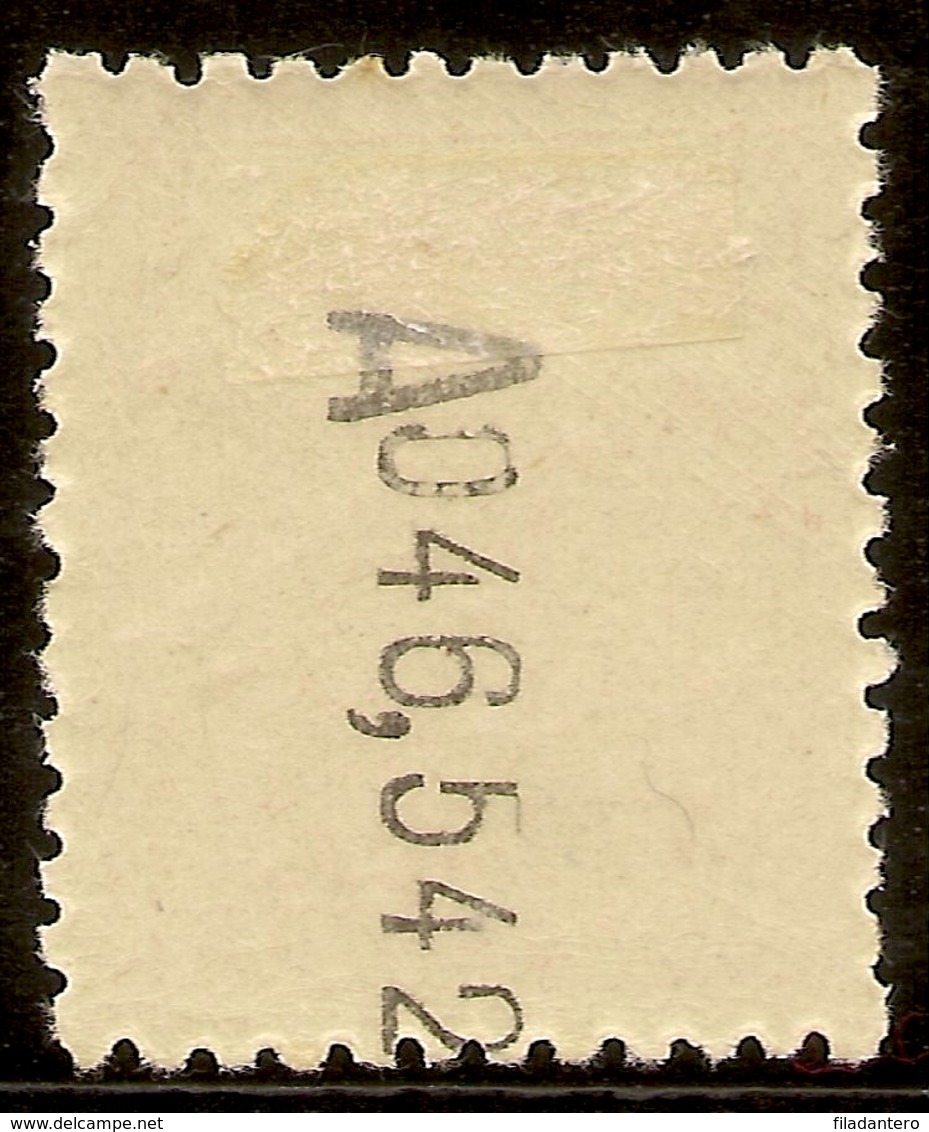 ESPAÑA Telégrafos  Edifil 75* Mh 10 Ptas Castaño  Escudo España  1932/33  NL804 - Telegramas