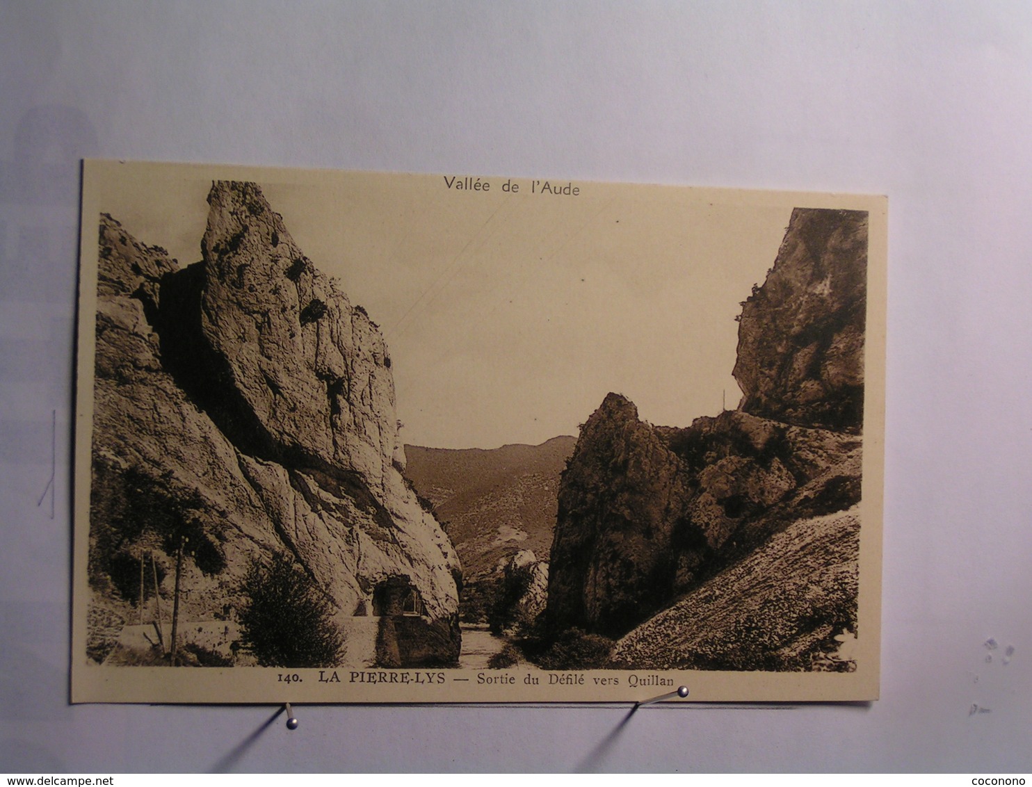 La Pierre Lys - Sortie Du Défilé Vers Quillan - Axat