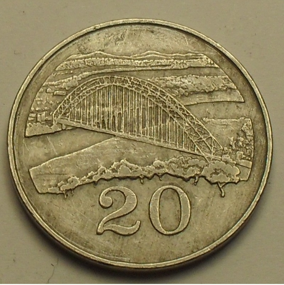 1980 - Zimbabwe - 20 CENTS - KM 4 - Zimbabwe