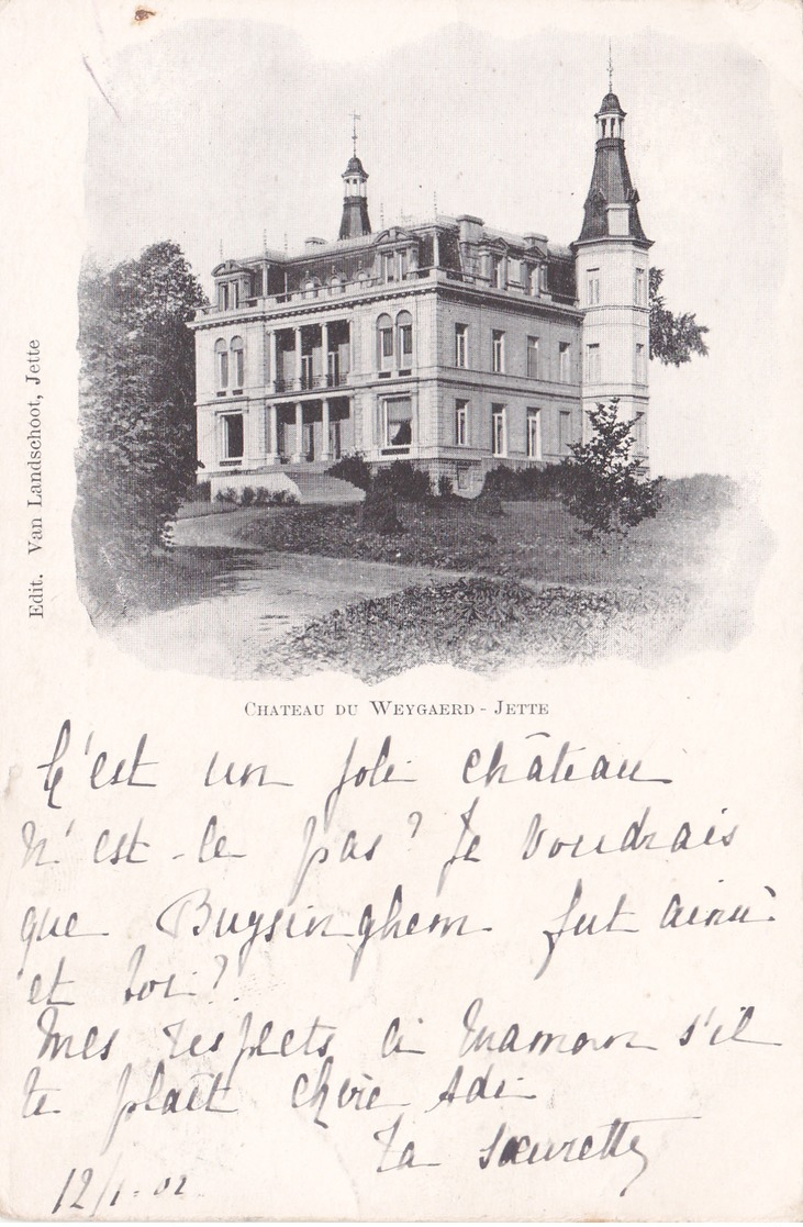 Jette: Château Du Weygaerd. (1902) - Jette